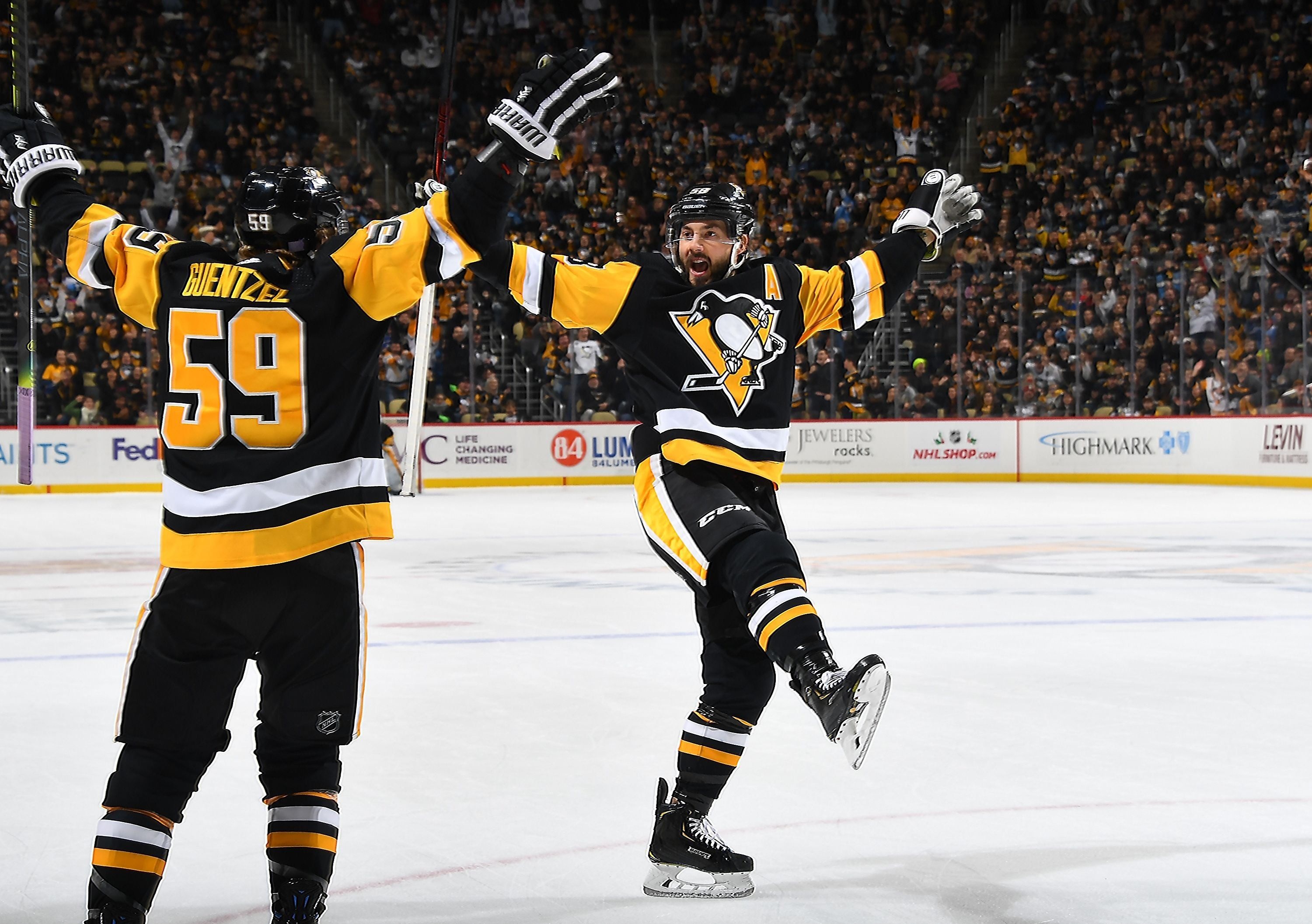 Jake Guentzel, Kris Letang Wallpaper, 3000x2120 HD Desktop