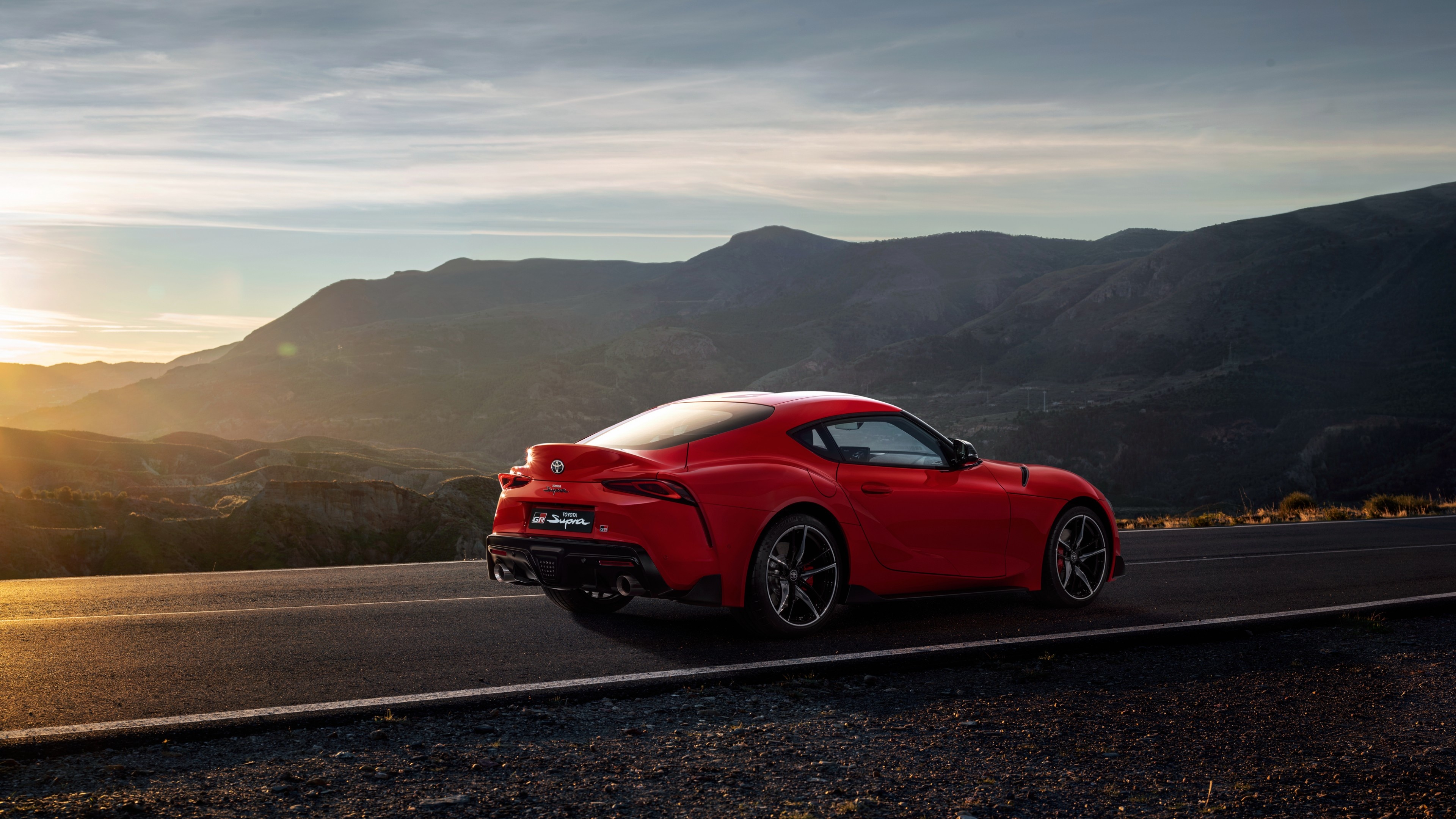 Toyota GR Supra, Detroit auto show debut, Stunning 2020 model, Performance icon, 3840x2160 4K Desktop