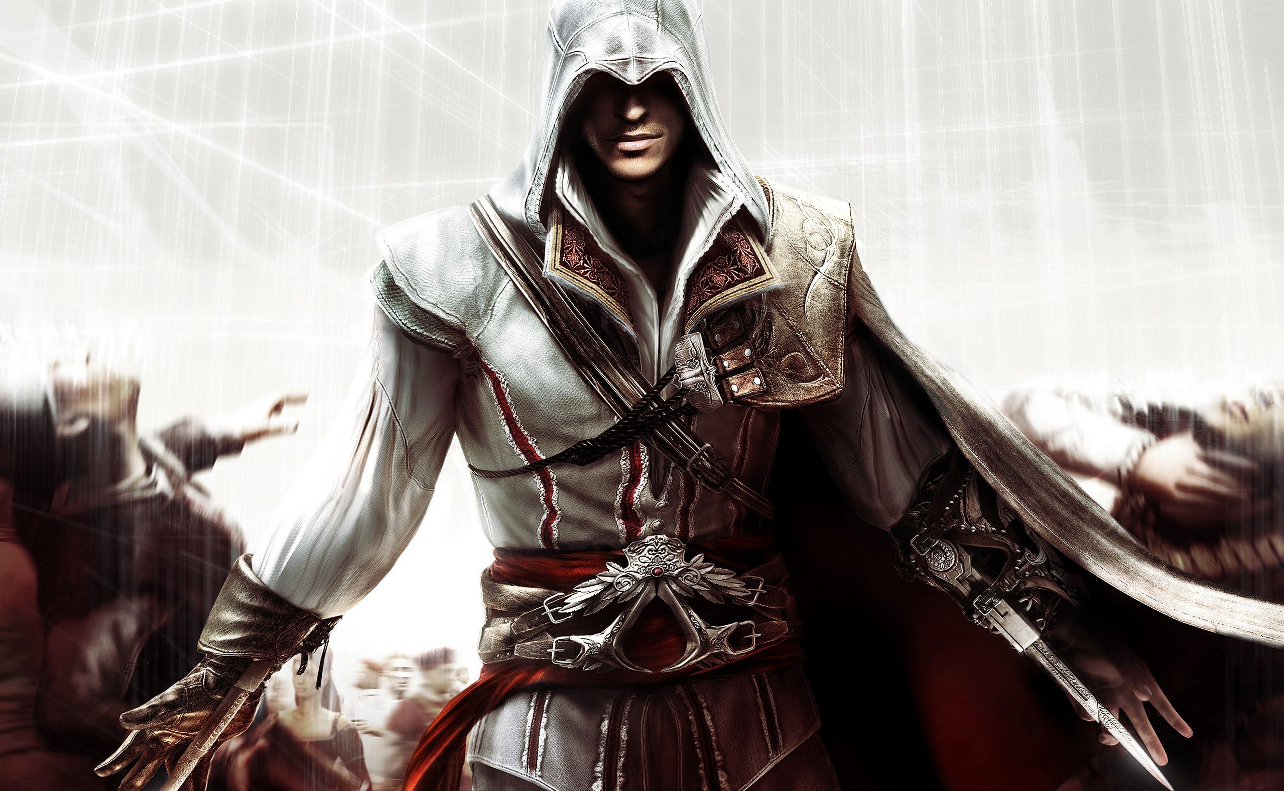 Ezio Auditore da Firenze, Dual Hidden Blades, Assassin's Creed II, HD Desktop wallpaper