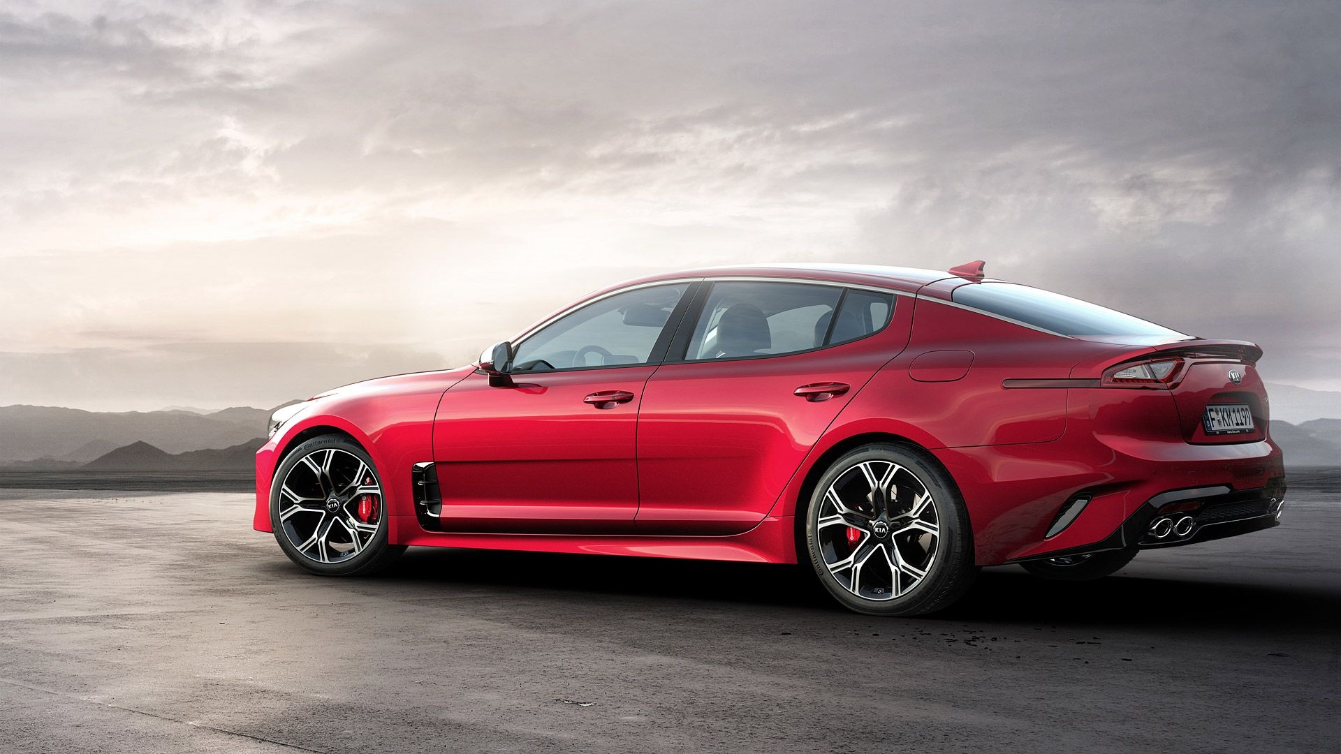 Kia Stinger, Top-quality wallpapers, Dynamic design, High-performance, 1920x1080 Full HD Desktop