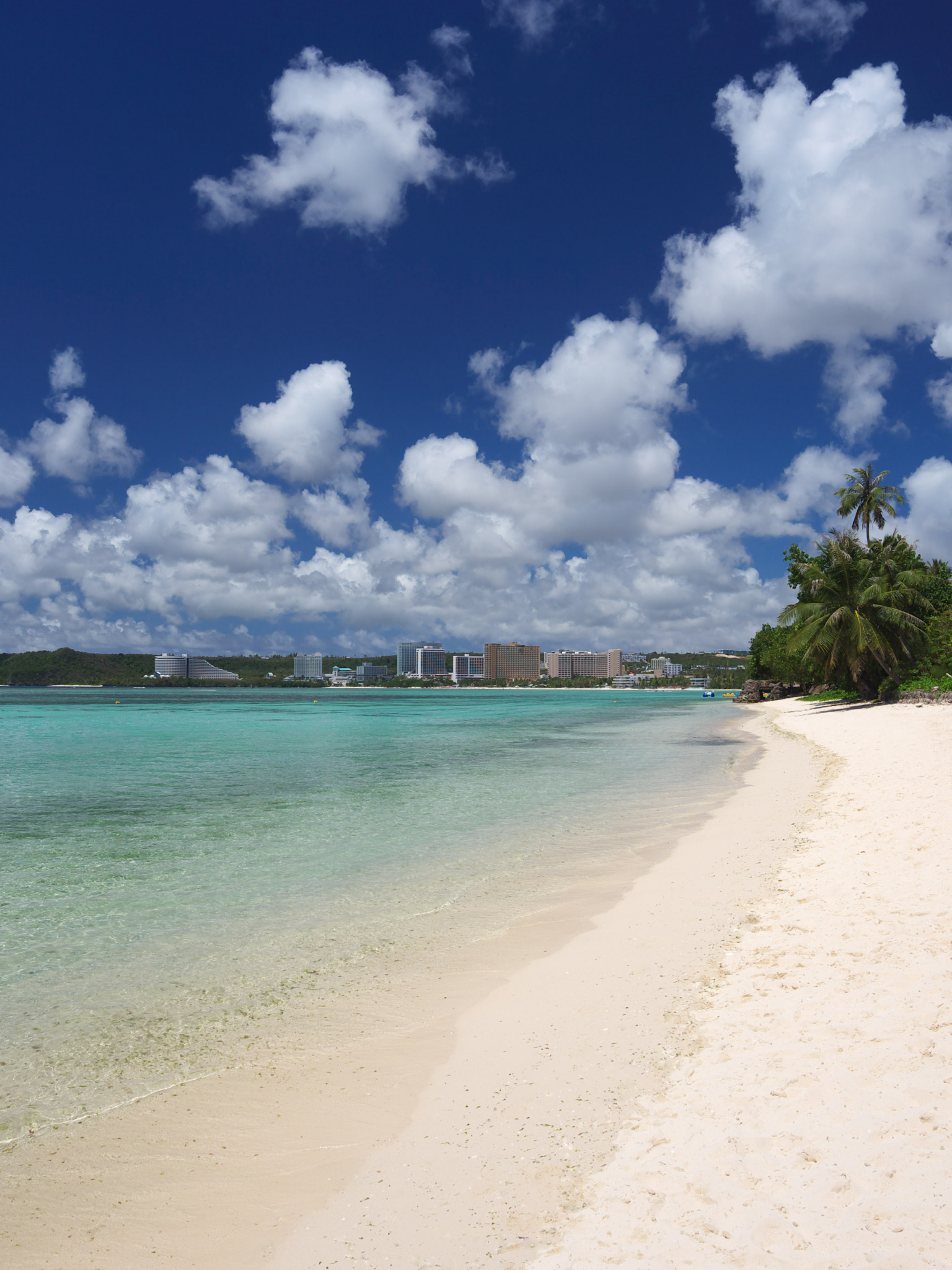 Guam beaches, Stunning beach landscapes, Secluded sandy coves, Tropical bliss, 1540x2050 HD Phone