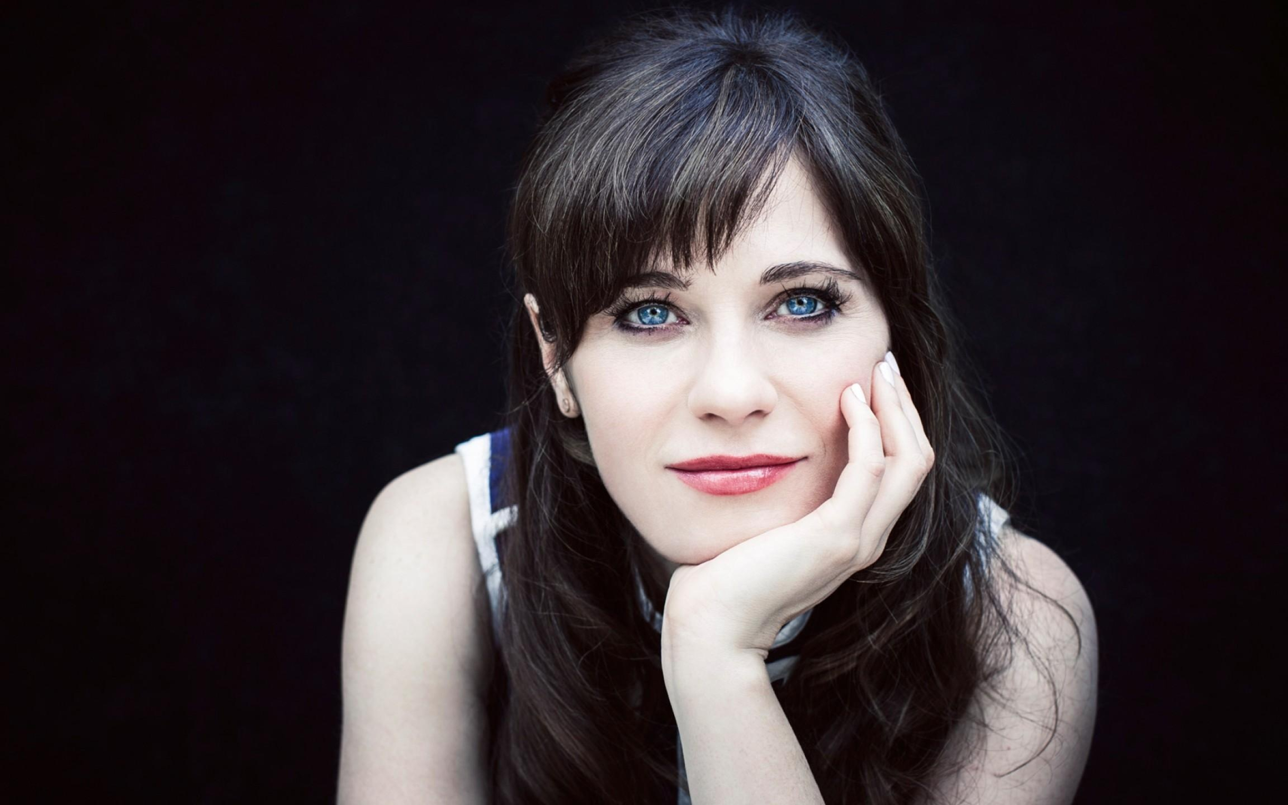 Zooey Deschanel, 4k HD, Backgrounds, Zooey, 2560x1600 HD Desktop