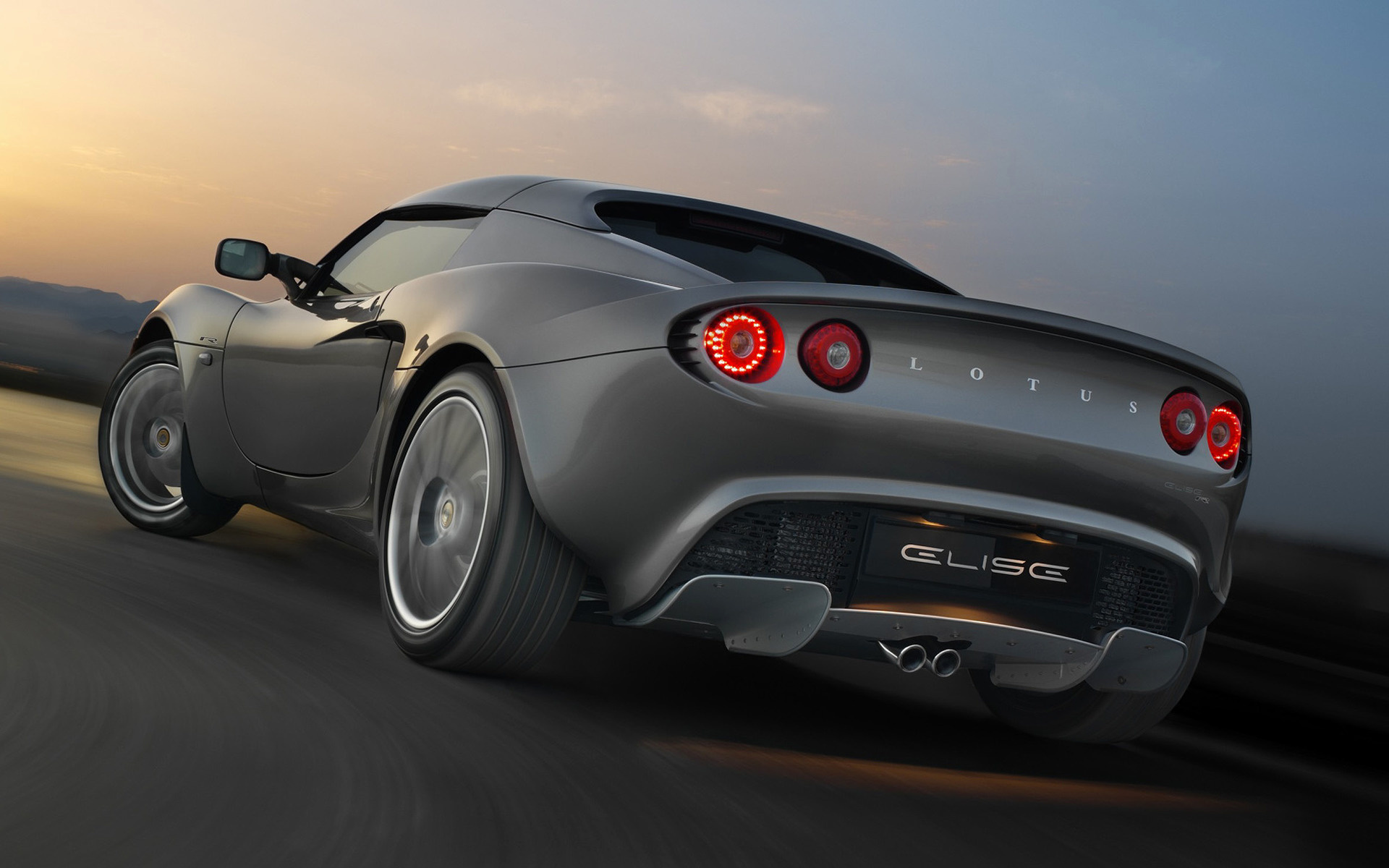 Elise R Rear View, Lotus Cars Wallpaper, 1920x1200 HD Desktop