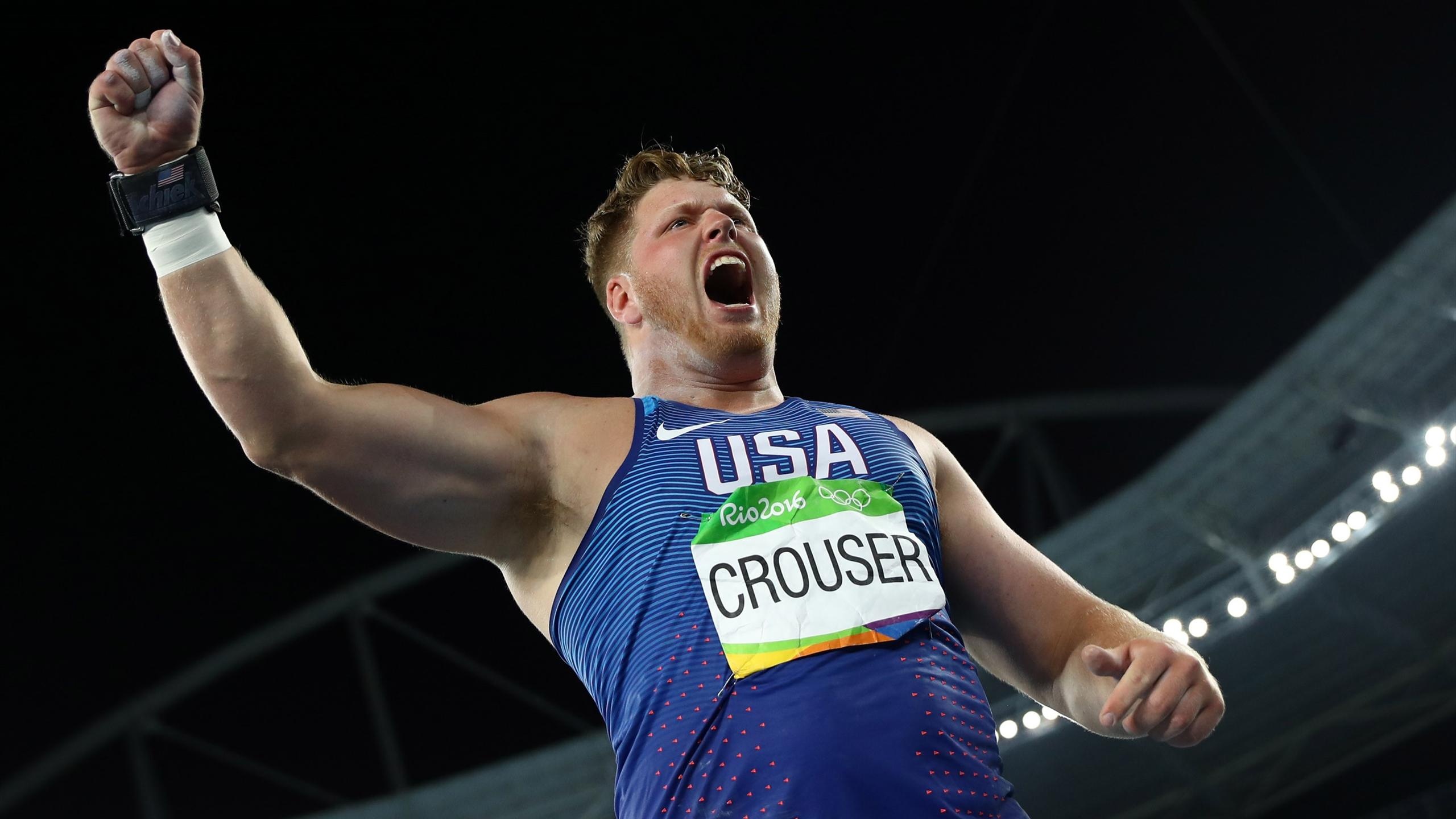 Ryan Crouser, Rio 2016, Breakfast All, Last Night's Golds, 2560x1440 HD Desktop