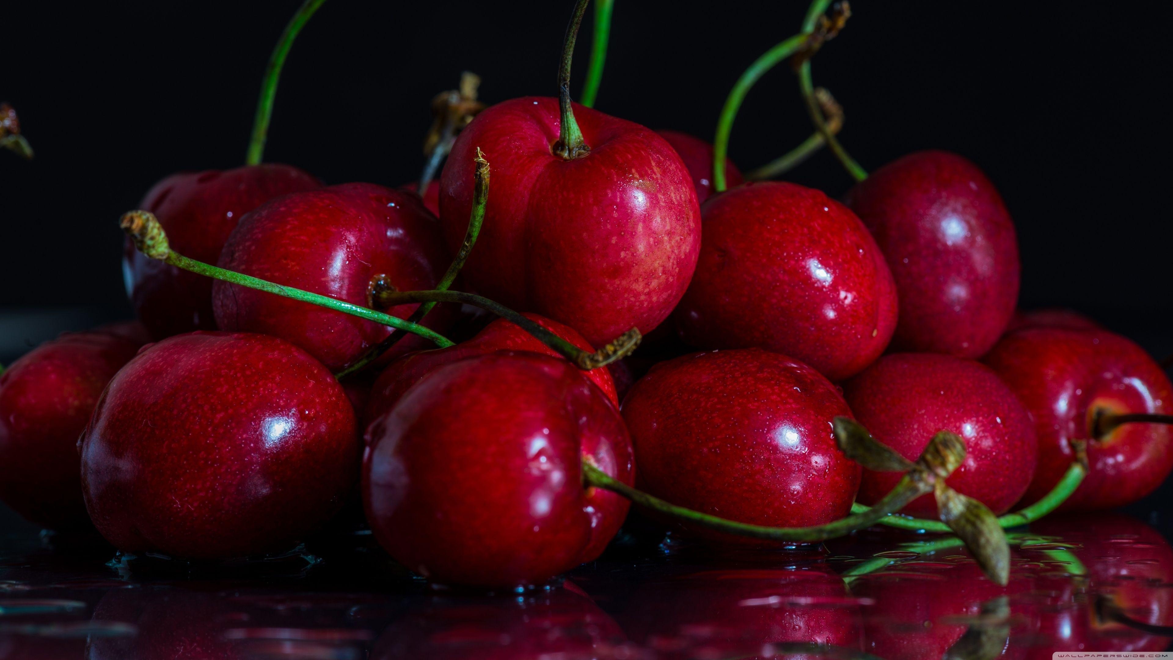 Ripe cherries, 4k bliss, Luscious berries, Scrumptious delights, 3840x2160 4K Desktop