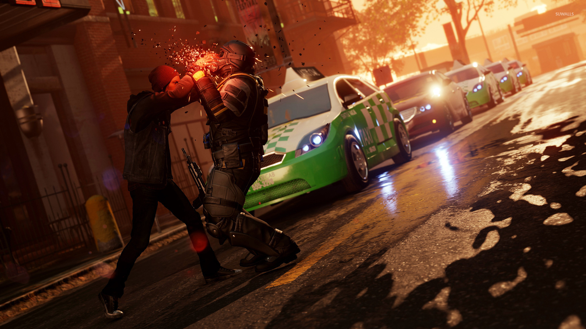 inFAMOUS: Second Son, Striking wallpaper, Game artwork, Immersive visuals, 1920x1080 Full HD Desktop