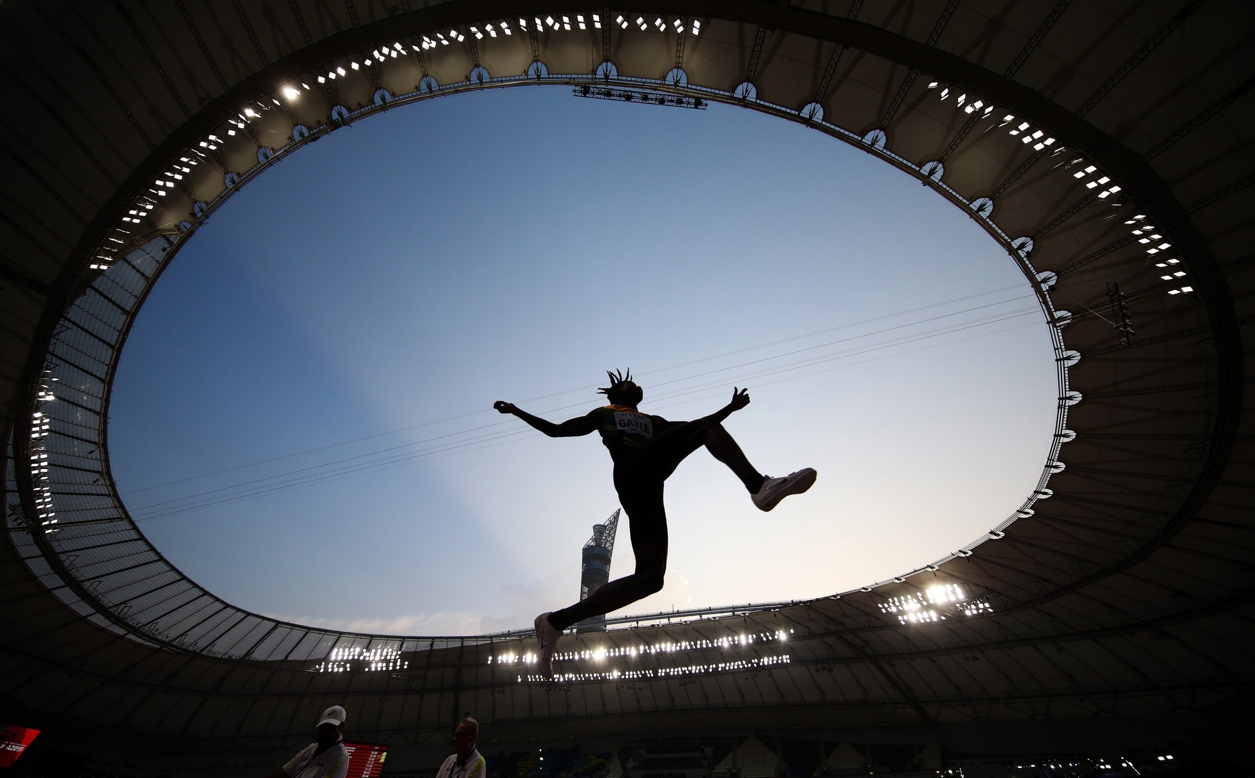 Khalifa International Stadium, Tajay Gayle Wallpaper, 2500x1550 HD Desktop