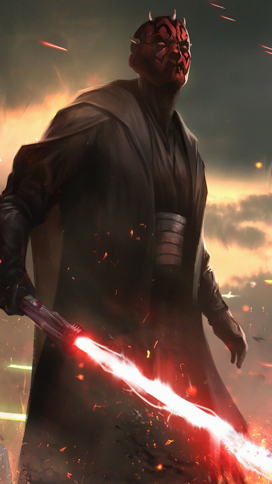 Sith, Darth Maul, Star Wars Villains, Sith, 1160x2050 HD Phone