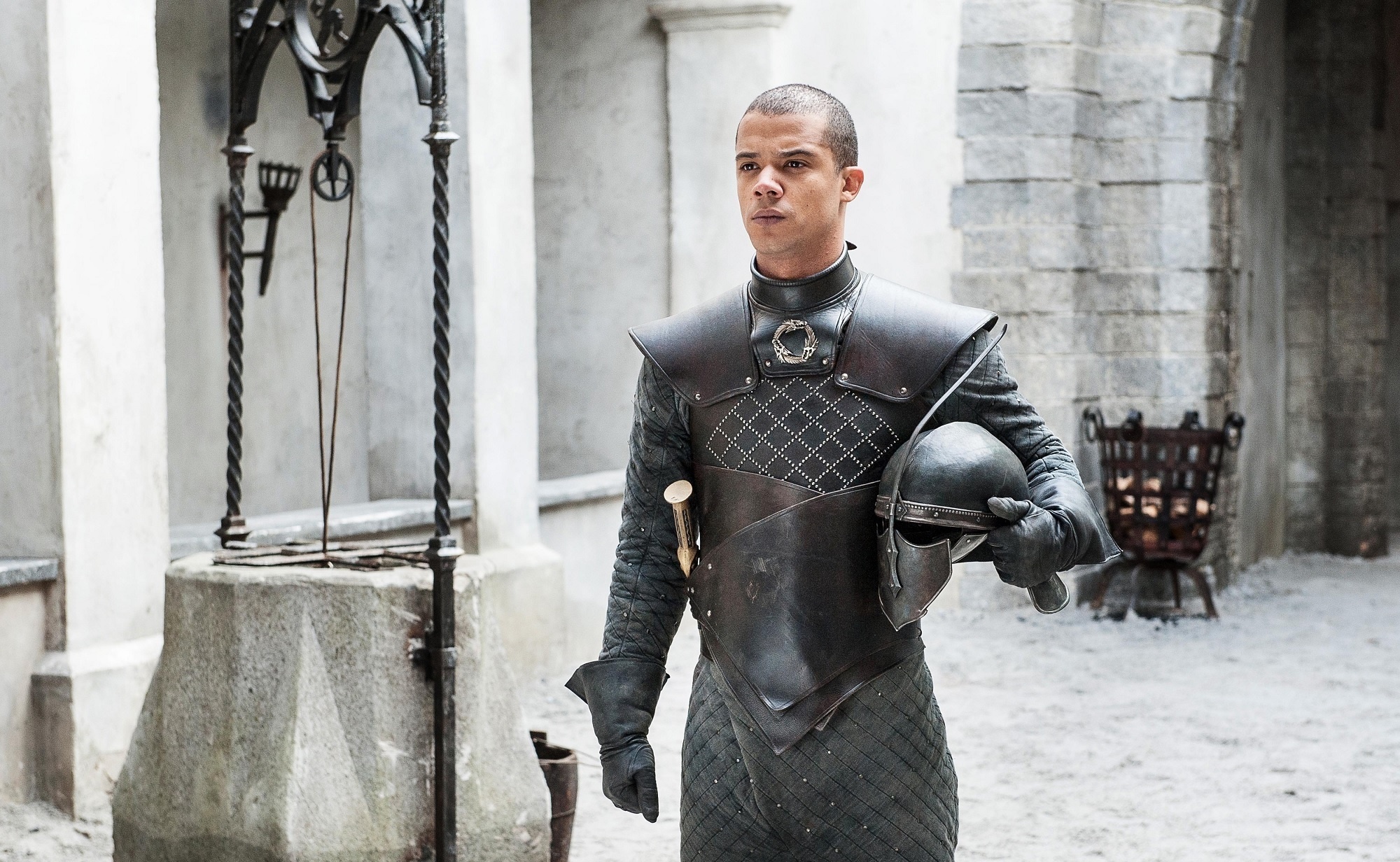 Jacob Anderson, Grey Worm's conundrum, Love scene, Nathalie Emmanuel, 2000x1240 HD Desktop
