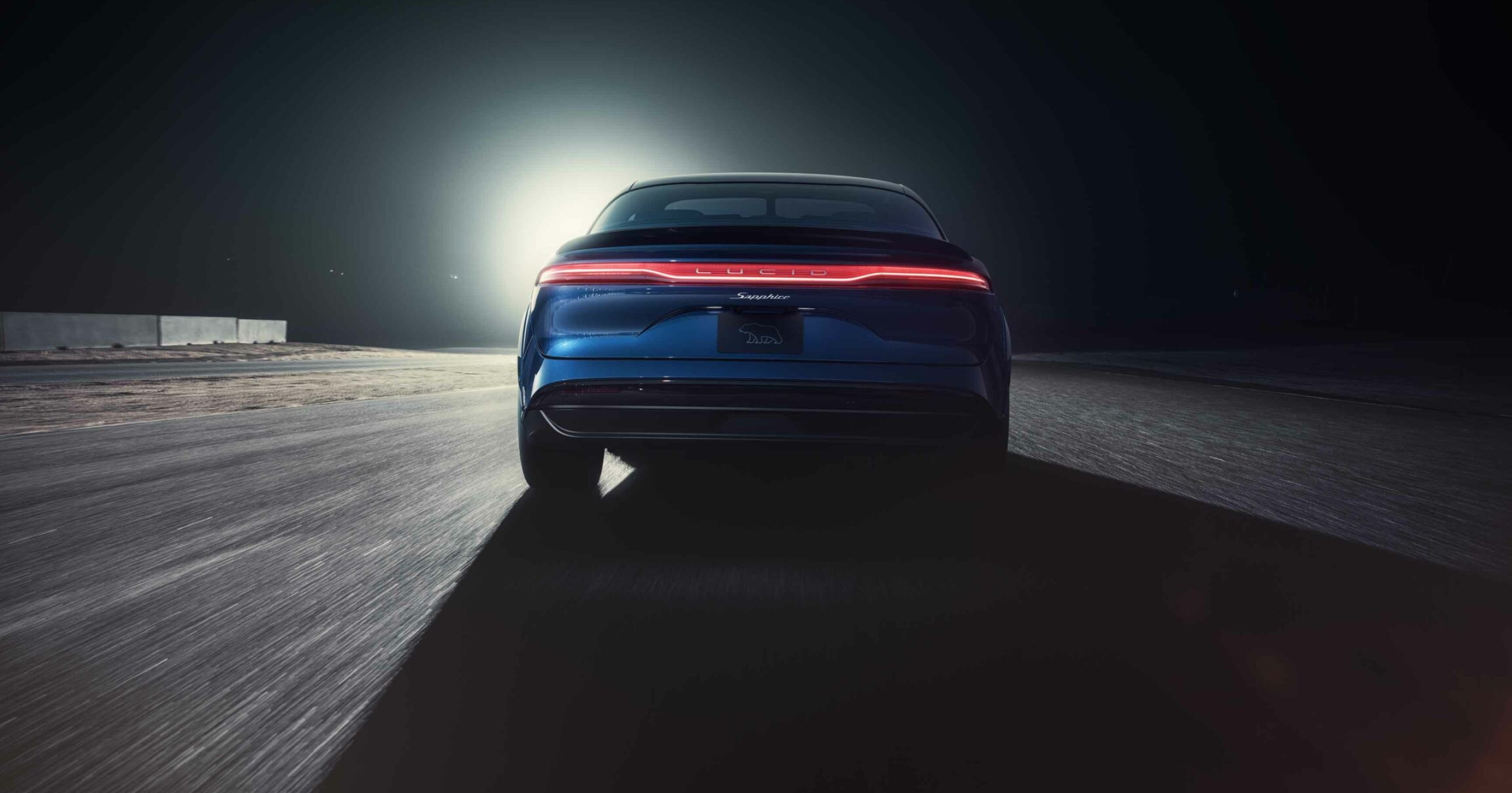 Lucid Air Sapphire Edition, 2023 model, Electric sedan, Luxury car, 2560x1350 HD Desktop