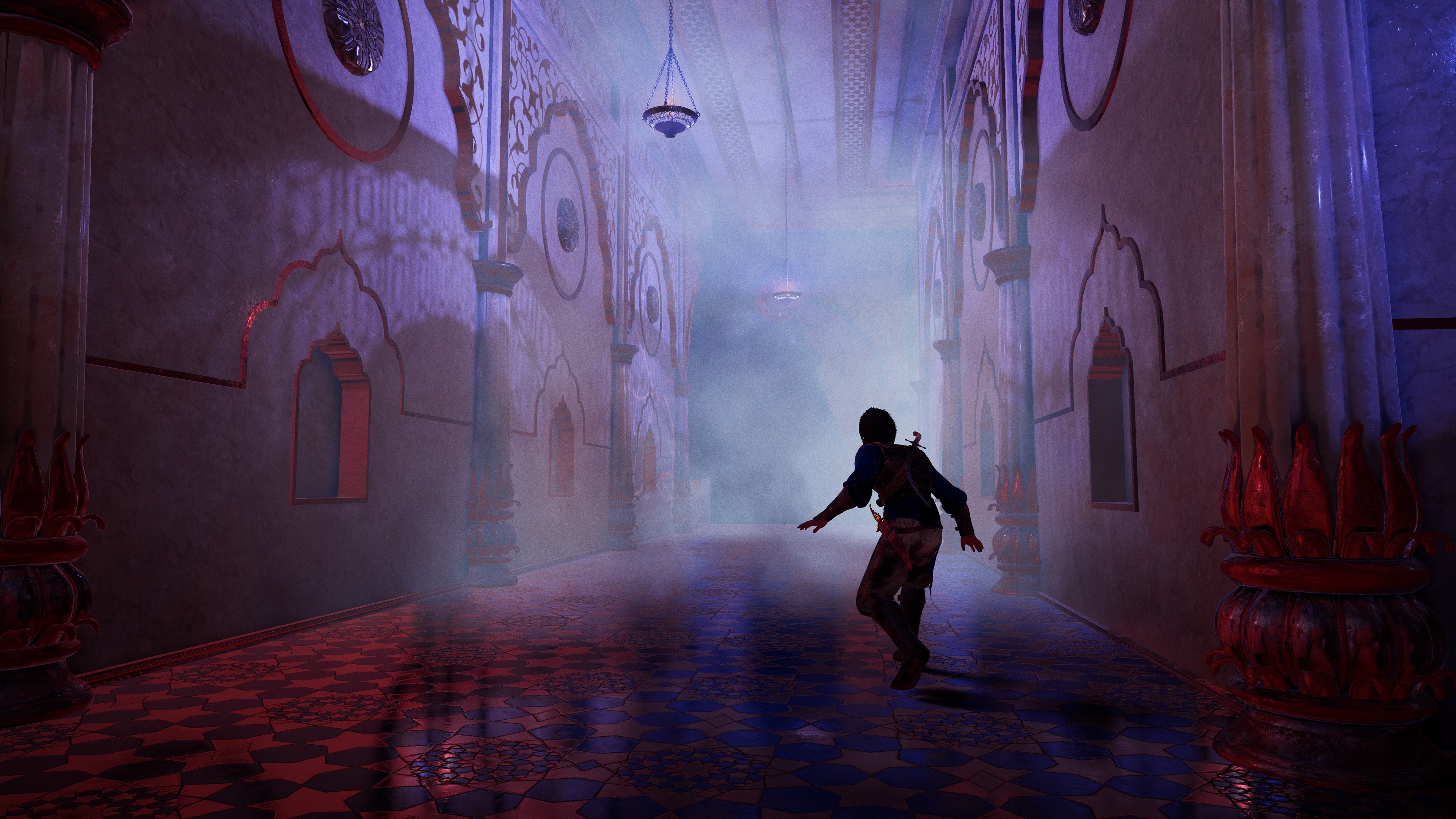 The Prince, Prince of Persia: The Sands of Time Remake, Ornate palace hallway, 4K Desktop wallpaper