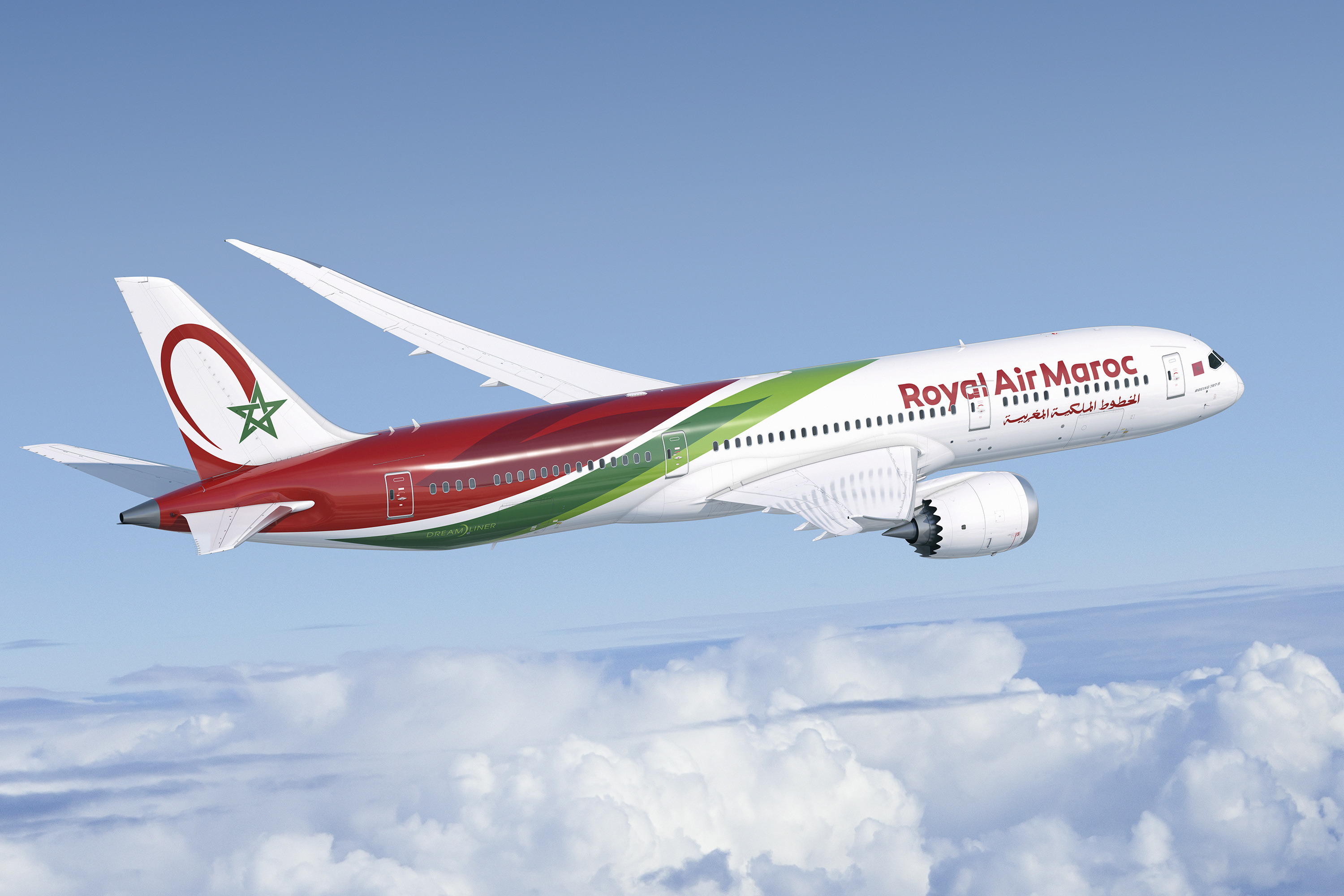 Boeing 787, Royal Air Maroc, Dreamliner, Air Journal, 3000x2000 HD Desktop