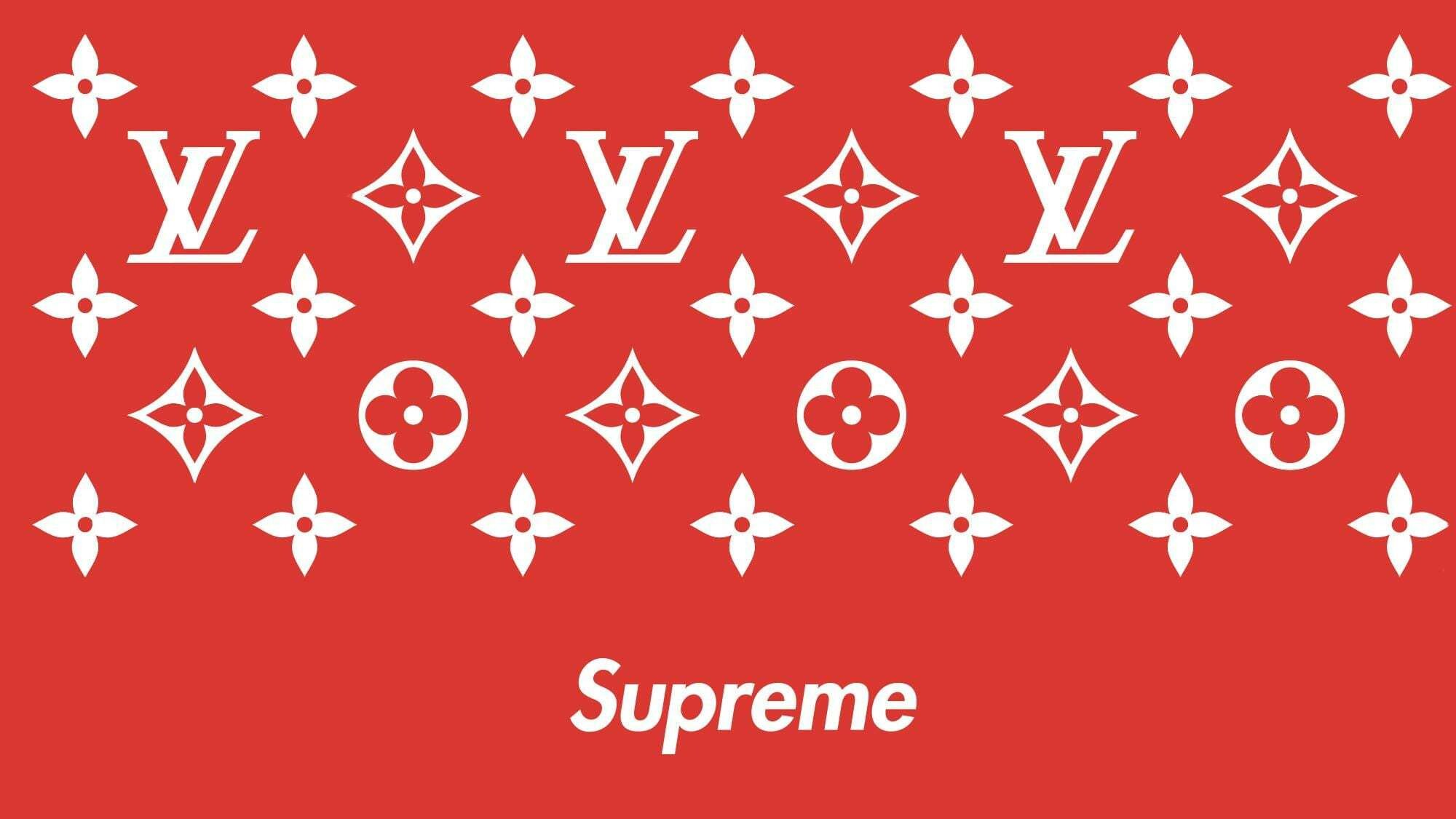 Supreme, Louis Vuitton Wallpaper, 2000x1130 HD Desktop