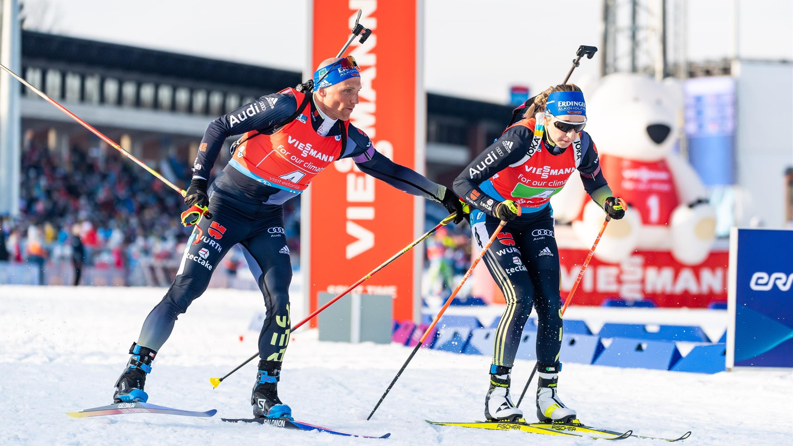 Eurosport streaming, Biathlon online, Thrilling sport, Adrenaline rush, 2560x1440 HD Desktop