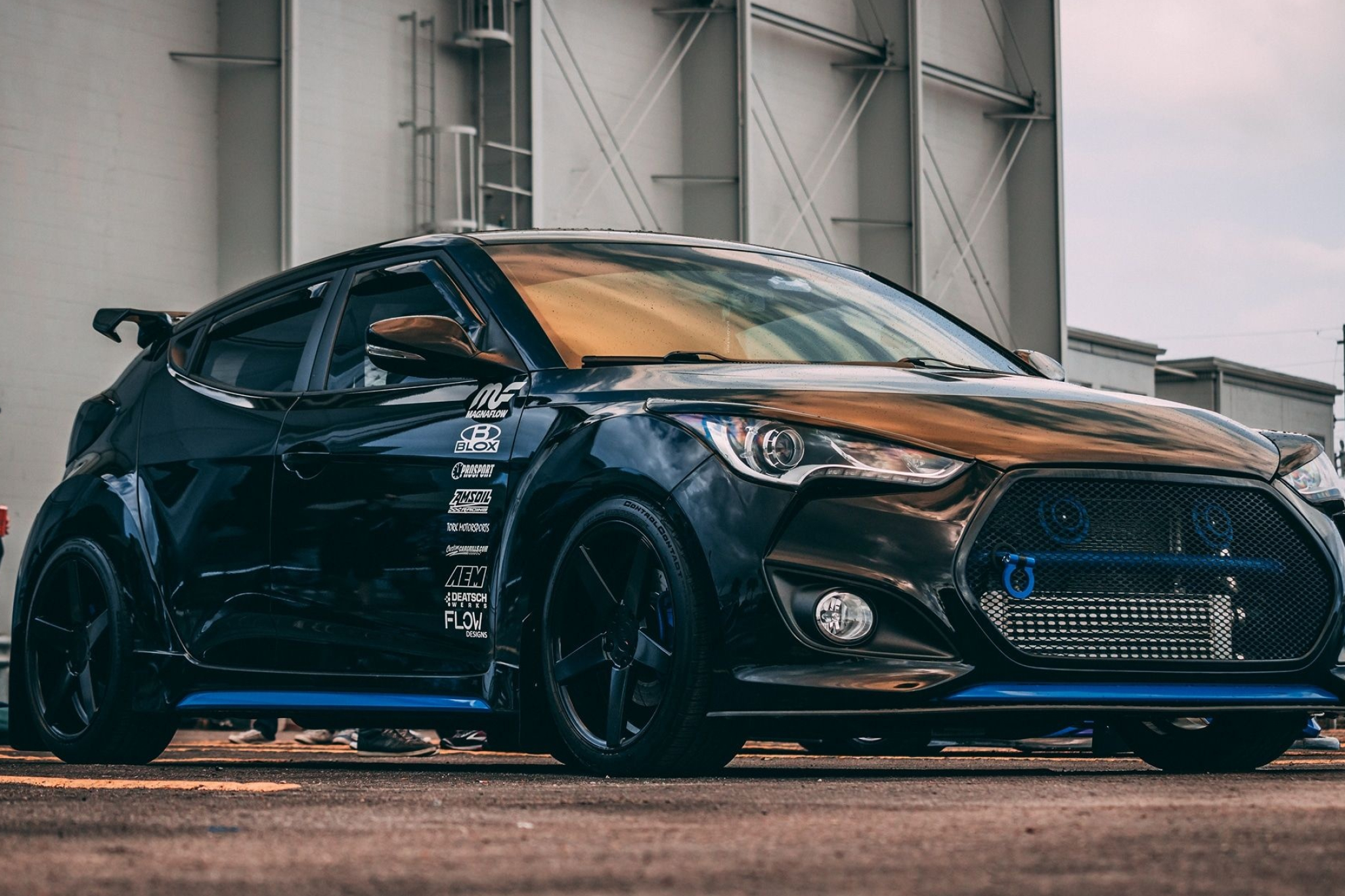 Hyundai Veloster, Sports car, Modern design, 2050x1370 HD Desktop