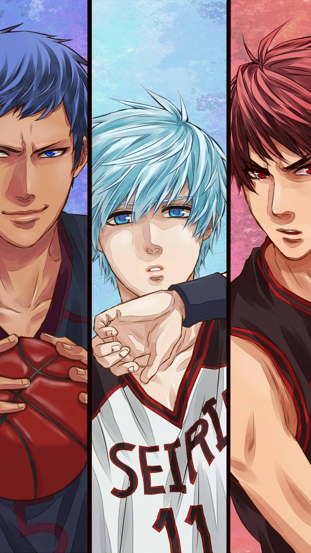 Kuroko's Basketball, anime, basketball, 1080x1920 Full HD Phone