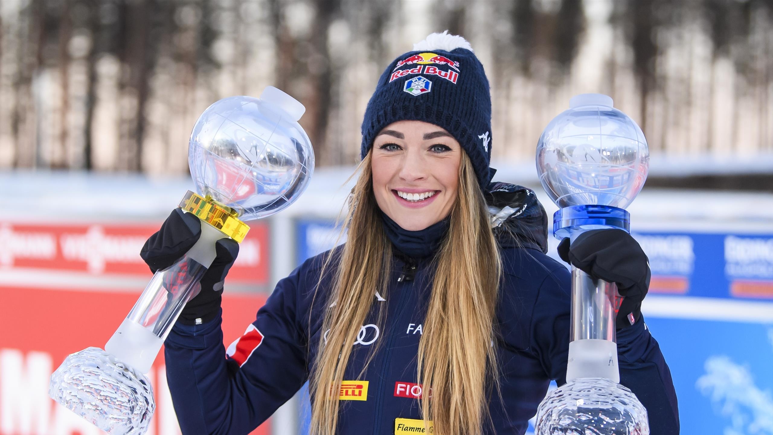 Crystal Globe trophy, Dorothea Wierer Wallpaper, 2560x1440 HD Desktop