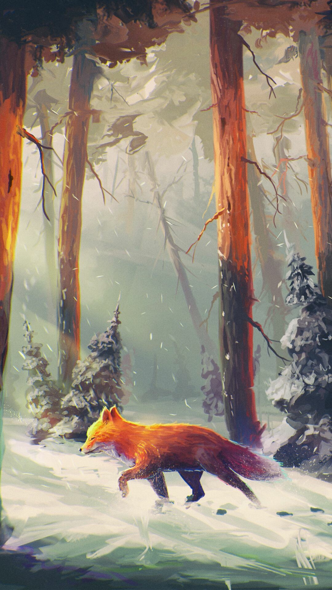 Cute red fox, Adorable animal, Lovely wallpapers, Nature, 1080x1920 Full HD Phone