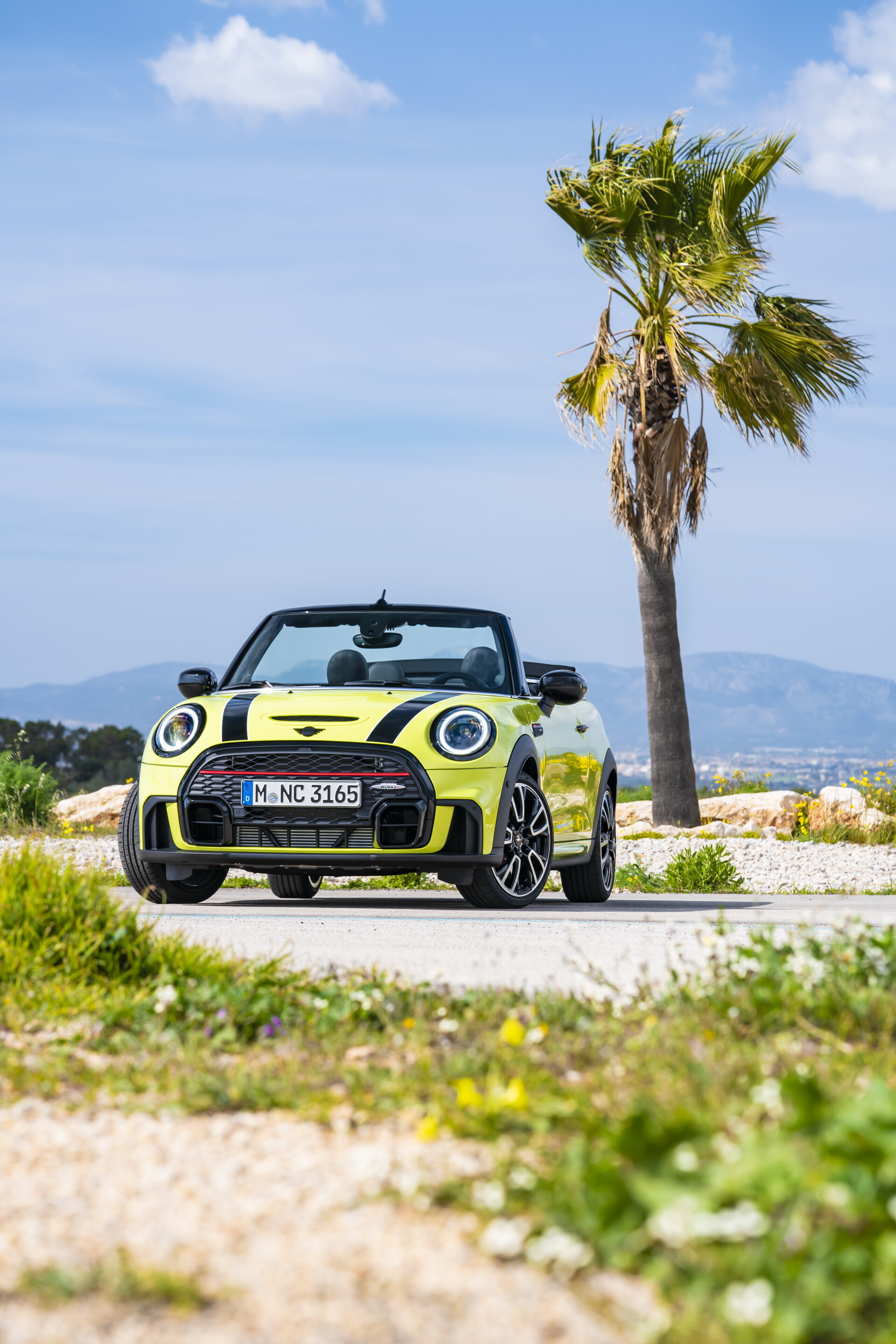 JCW Cabrio, MINI Cooper Wallpaper, 1920x2880 HD Phone