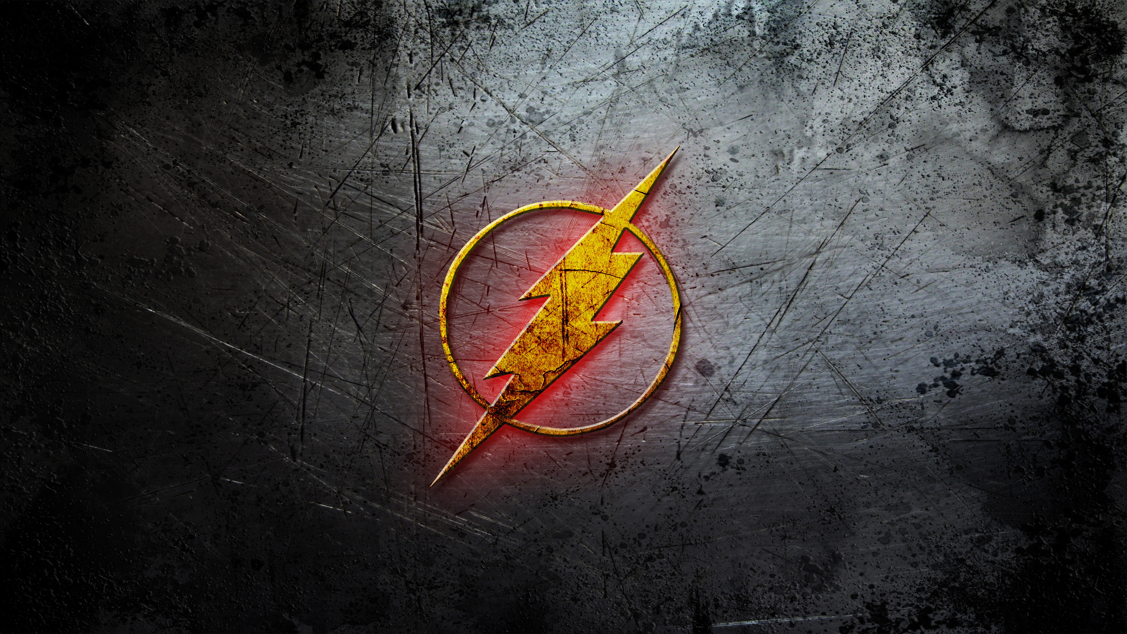 The Flash logo, 4K Backgrounds Wallpaper, 3840x2160 4K Desktop