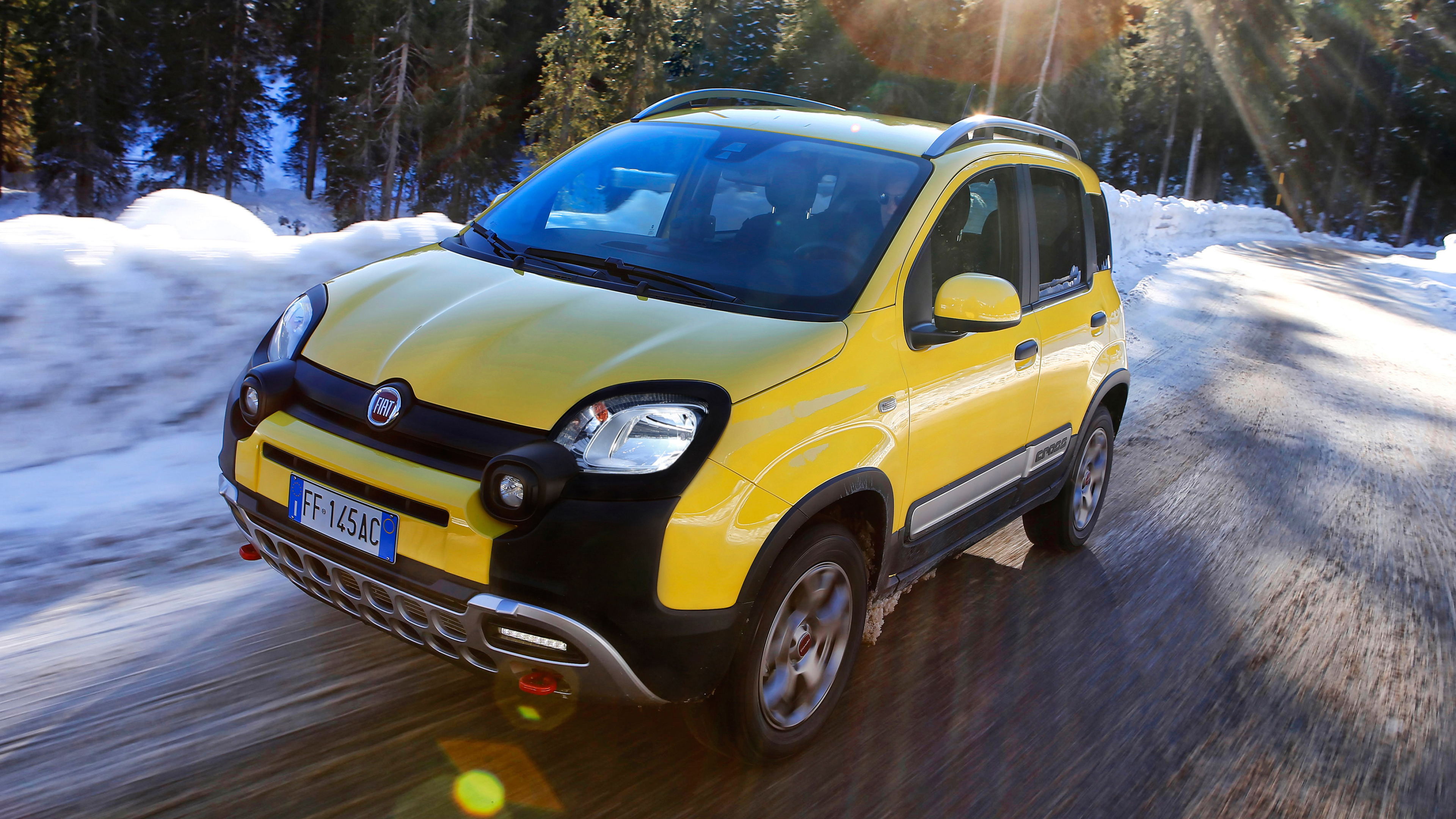 Fiat Panda, Desktop wallpapers, 4K Ultra HD, Cars showcase, 3840x2160 4K Desktop