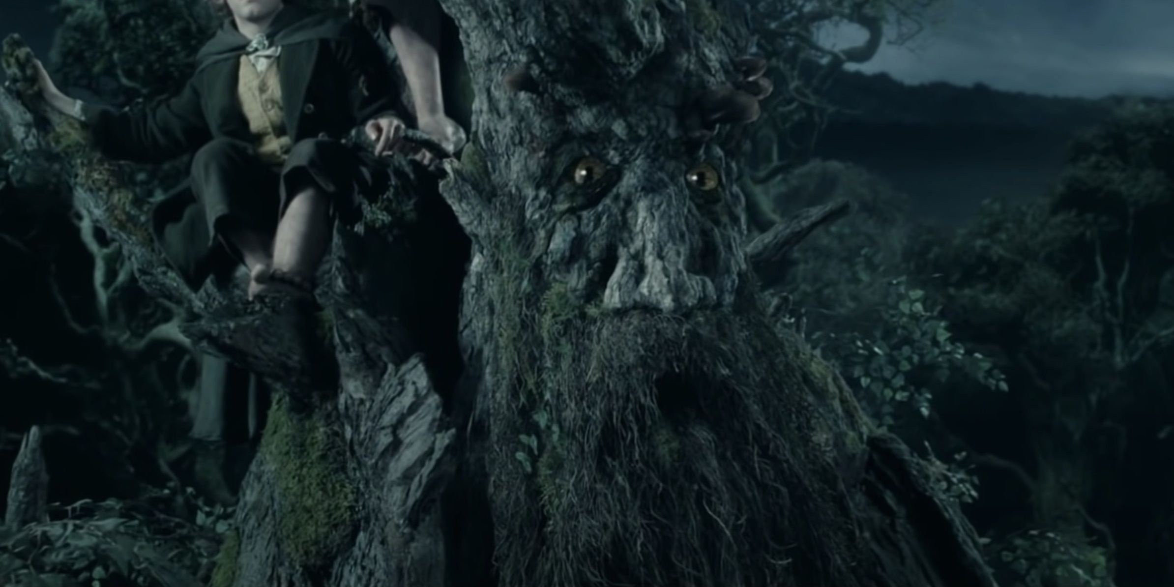 Ents of Middle-earth, Ents origins, Tree-like guardians, The Lord of the Rings, 2390x1200 Dual Screen Desktop