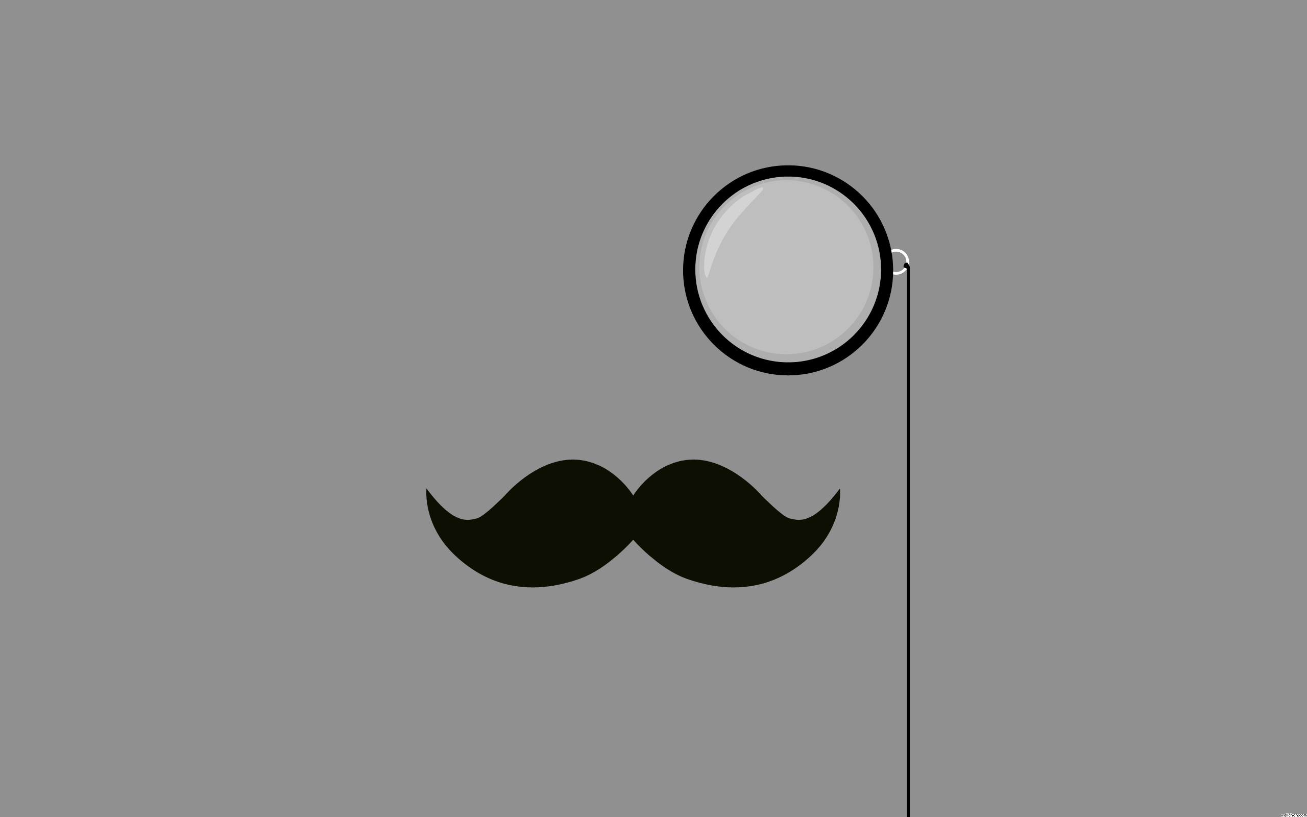 Monocle, Mustaches Wallpaper, 2560x1600 HD Desktop