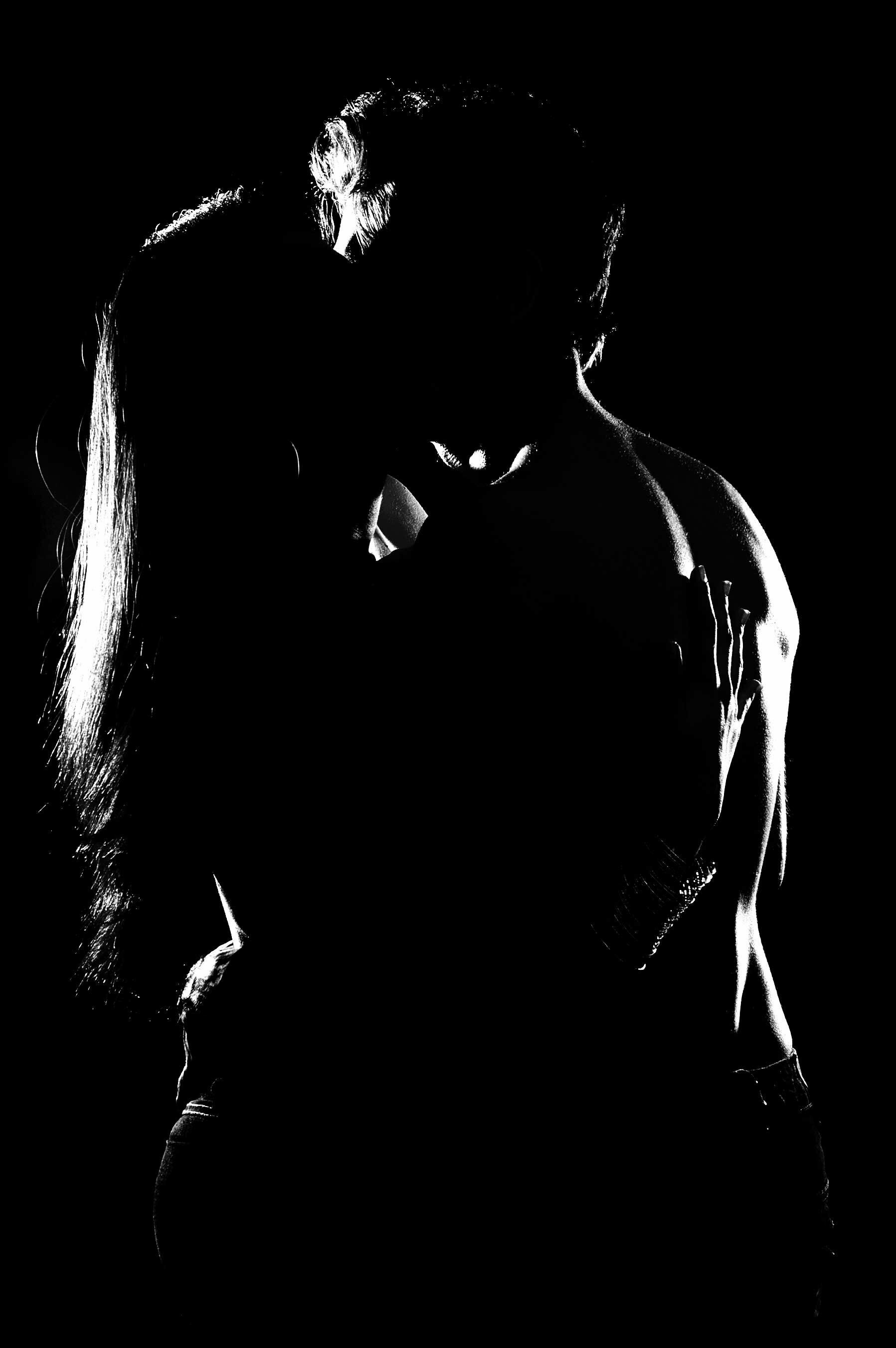 Hot couple kissing, Passionate moments, Intense love, Sensual connection, 1800x2710 HD Phone