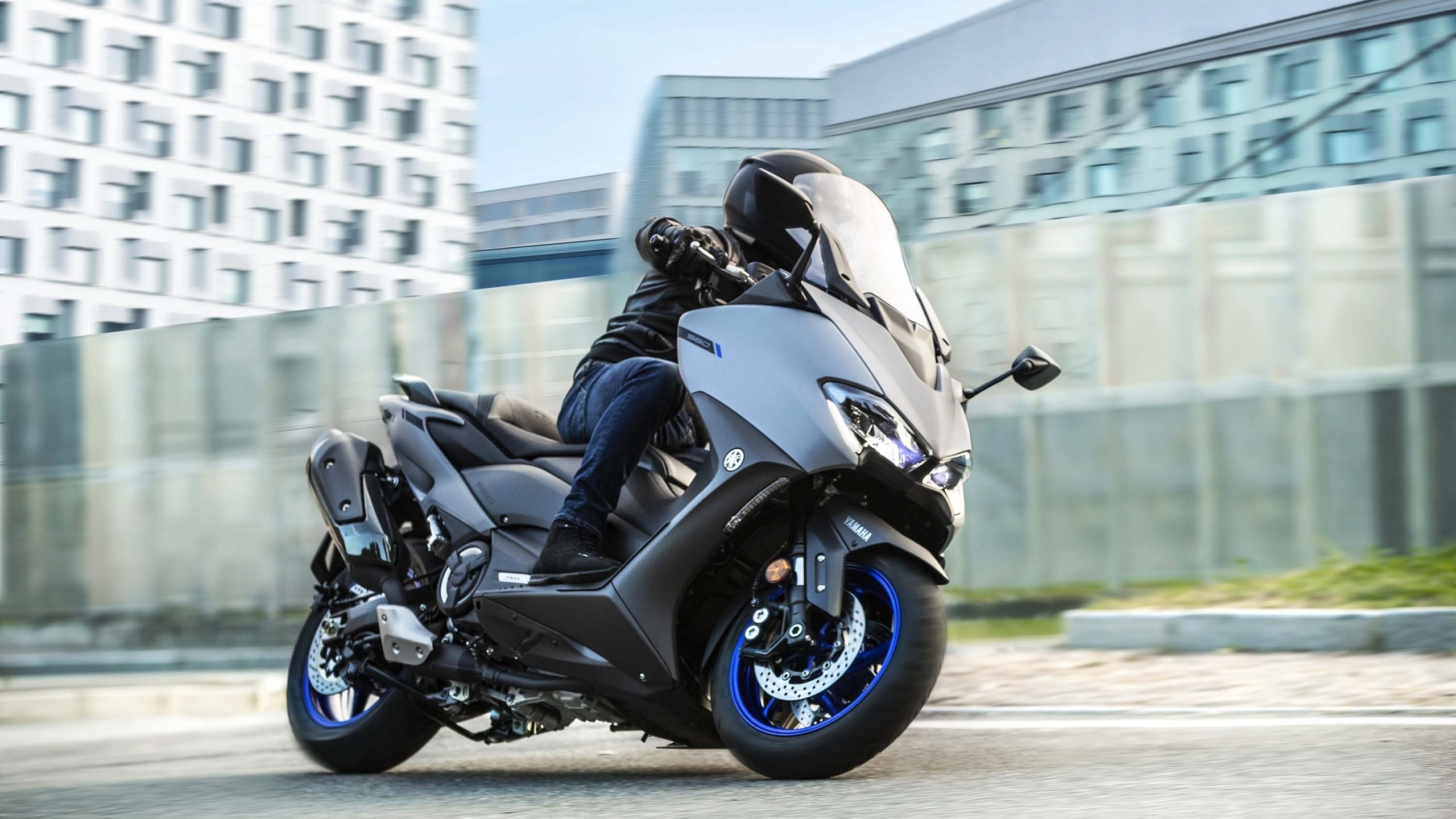 Yamaha TMAX, Sporty excellence, Asphalt magazine, Scooter's boost, 2560x1440 HD Desktop