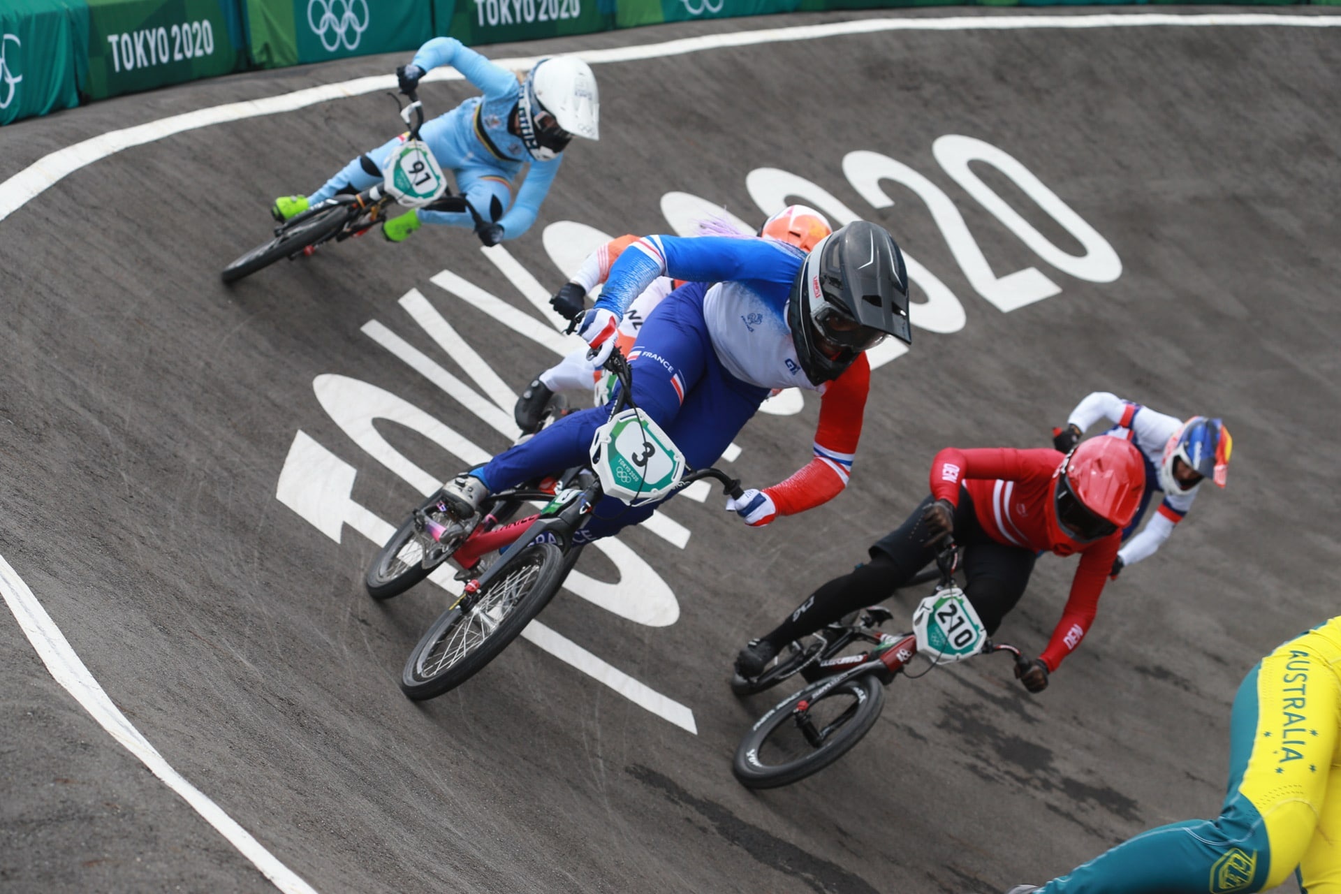 Axelle Etienne, JO BMX racing, Quatre franais, French, 1920x1280 HD Desktop