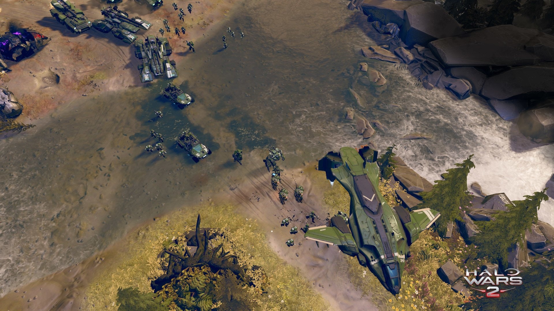 Halo Wars, HD spectacle, Visually stunning, Epic battles, 1920x1080 Full HD Desktop