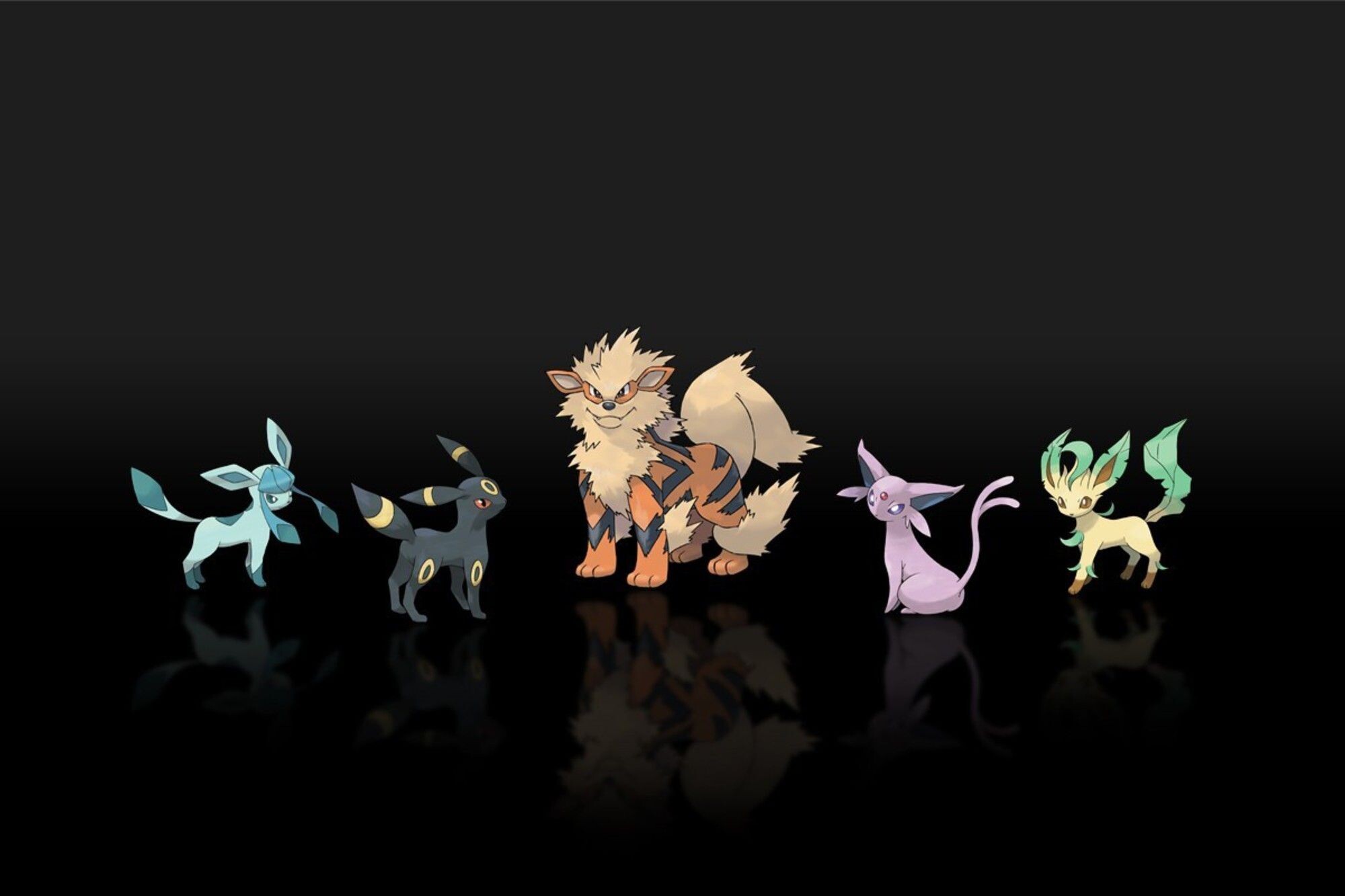 Glaceon wallpapers, Eeveelution family, Aesthetic visuals, Fan-made artwork, 2000x1340 HD Desktop