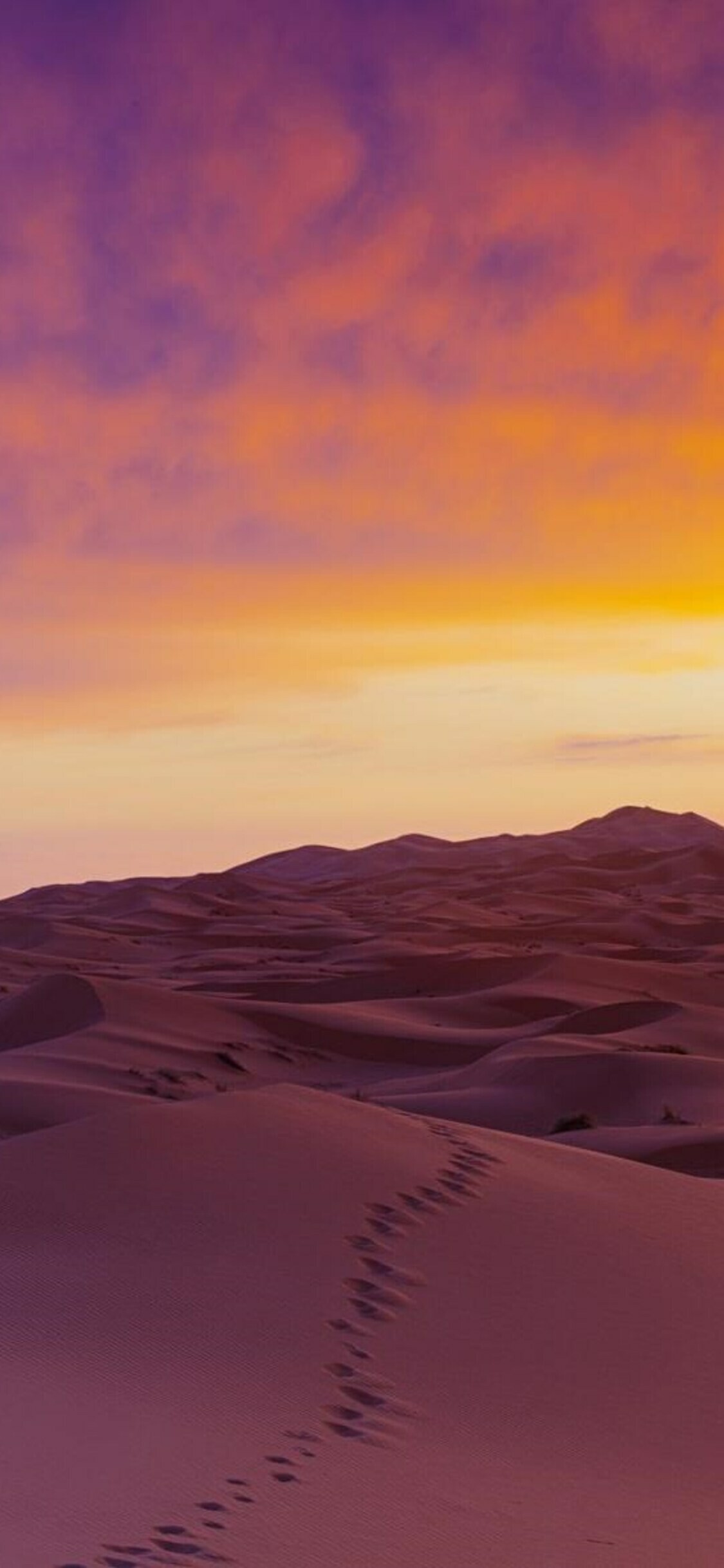 Sahara desert sand dunes iPhone wallpaper, Sands underfoot, Adventure awaits, Phone's desert escape, 1130x2440 HD Phone