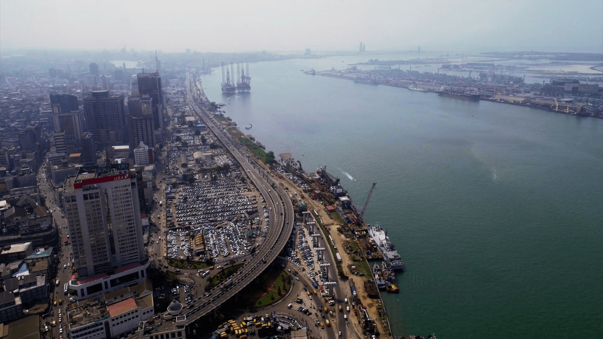 Lagos travels, Lagos Nigeria wallpapers, Urban scenery, Digital art, 1920x1080 Full HD Desktop