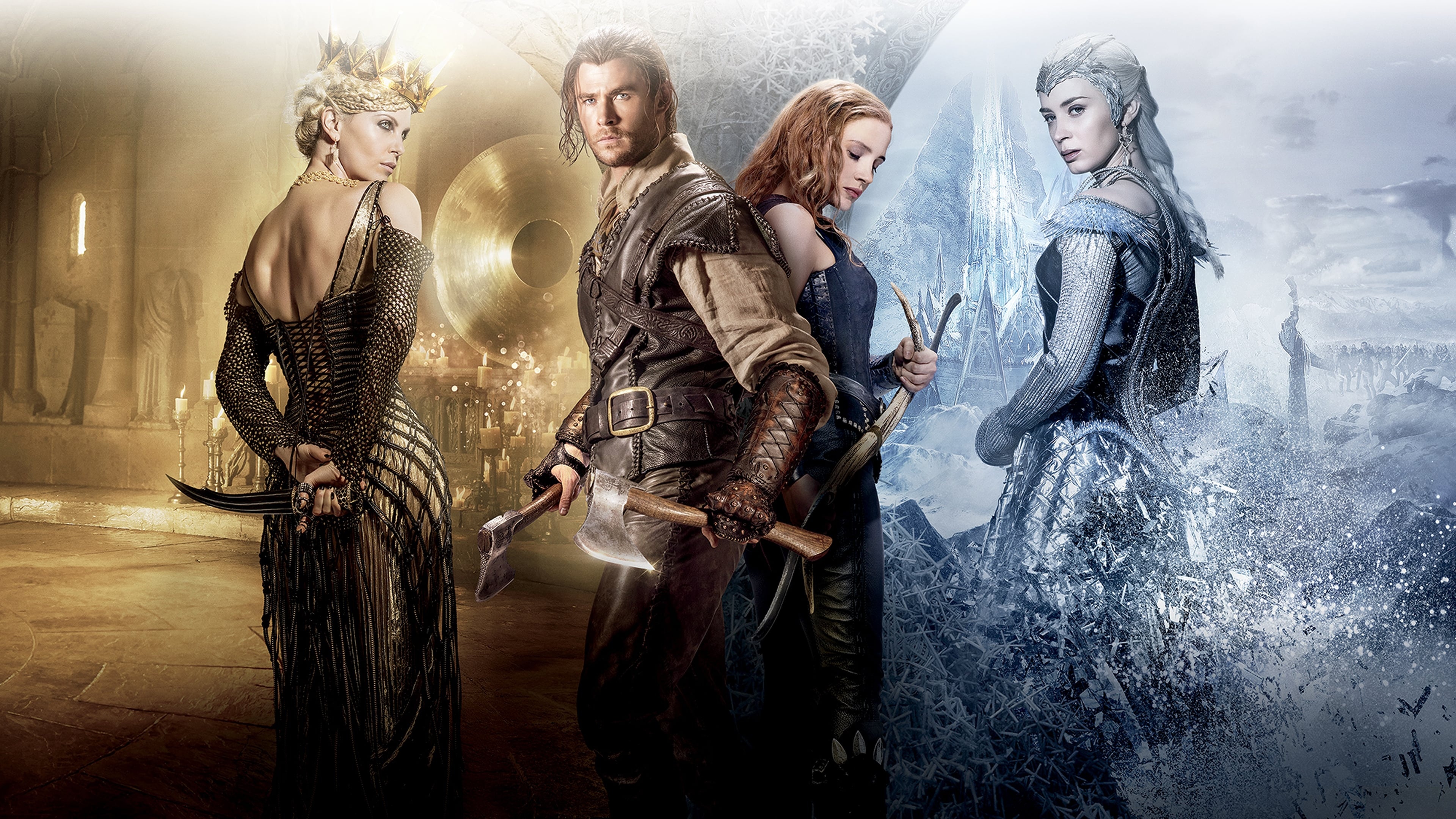 Chris Hemsworth, Huntsman, Winter's War, Free, 3840x2160 4K Desktop
