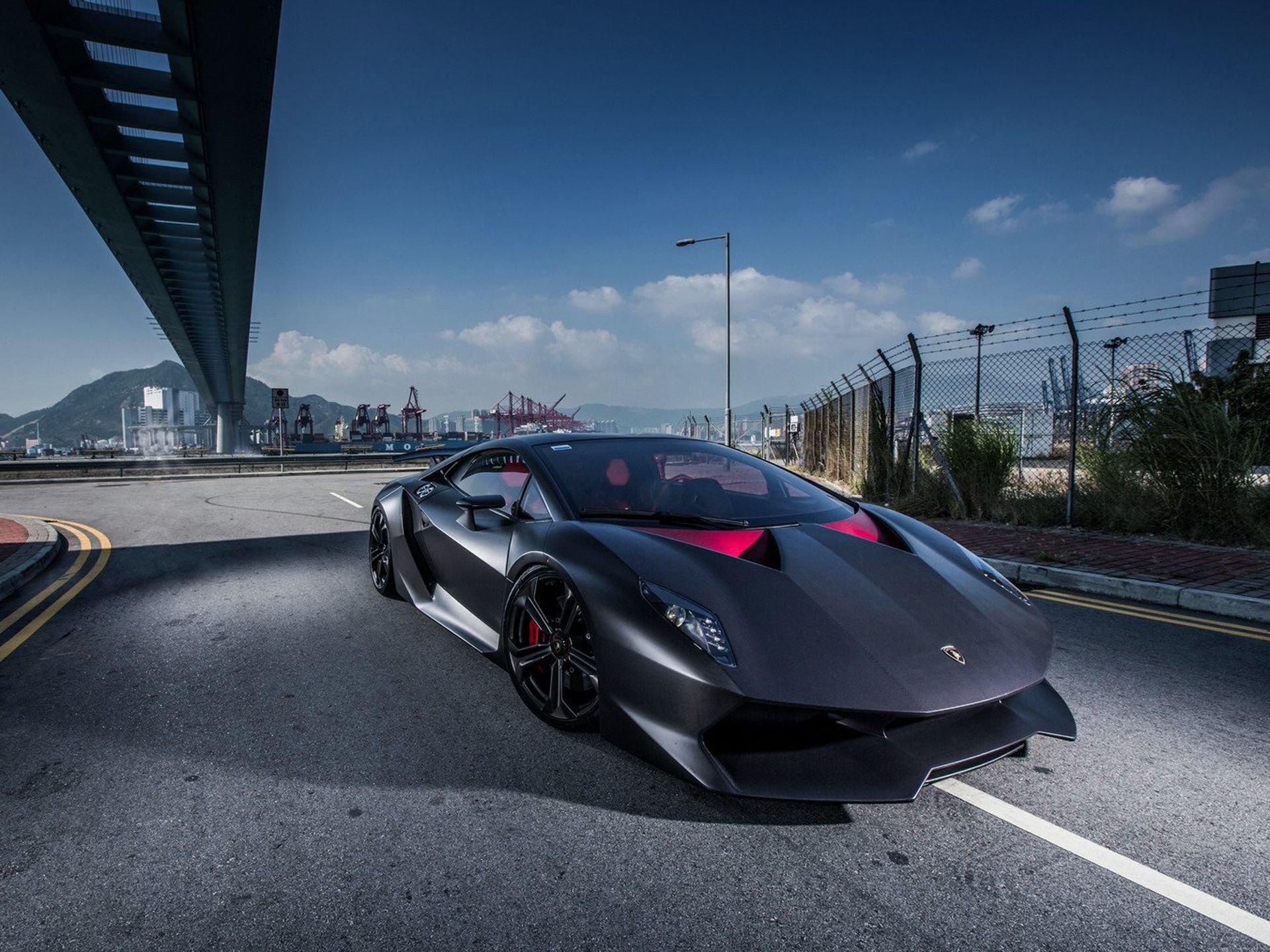 Lamborghini Sesto Elemento, Matte black finish, Supercar collection, Mobile wallpapers, 1920x1440 HD Desktop