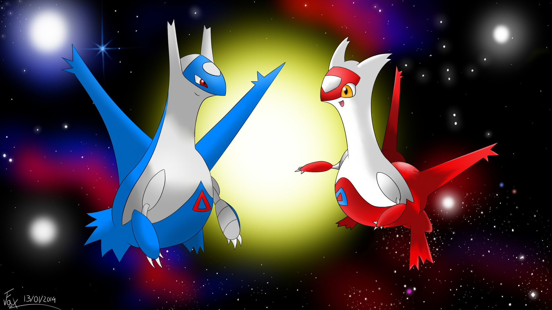 Latios wallpaper, Stunning visuals, Captivating design, Favorite Pokemon, 1920x1080 Full HD Desktop