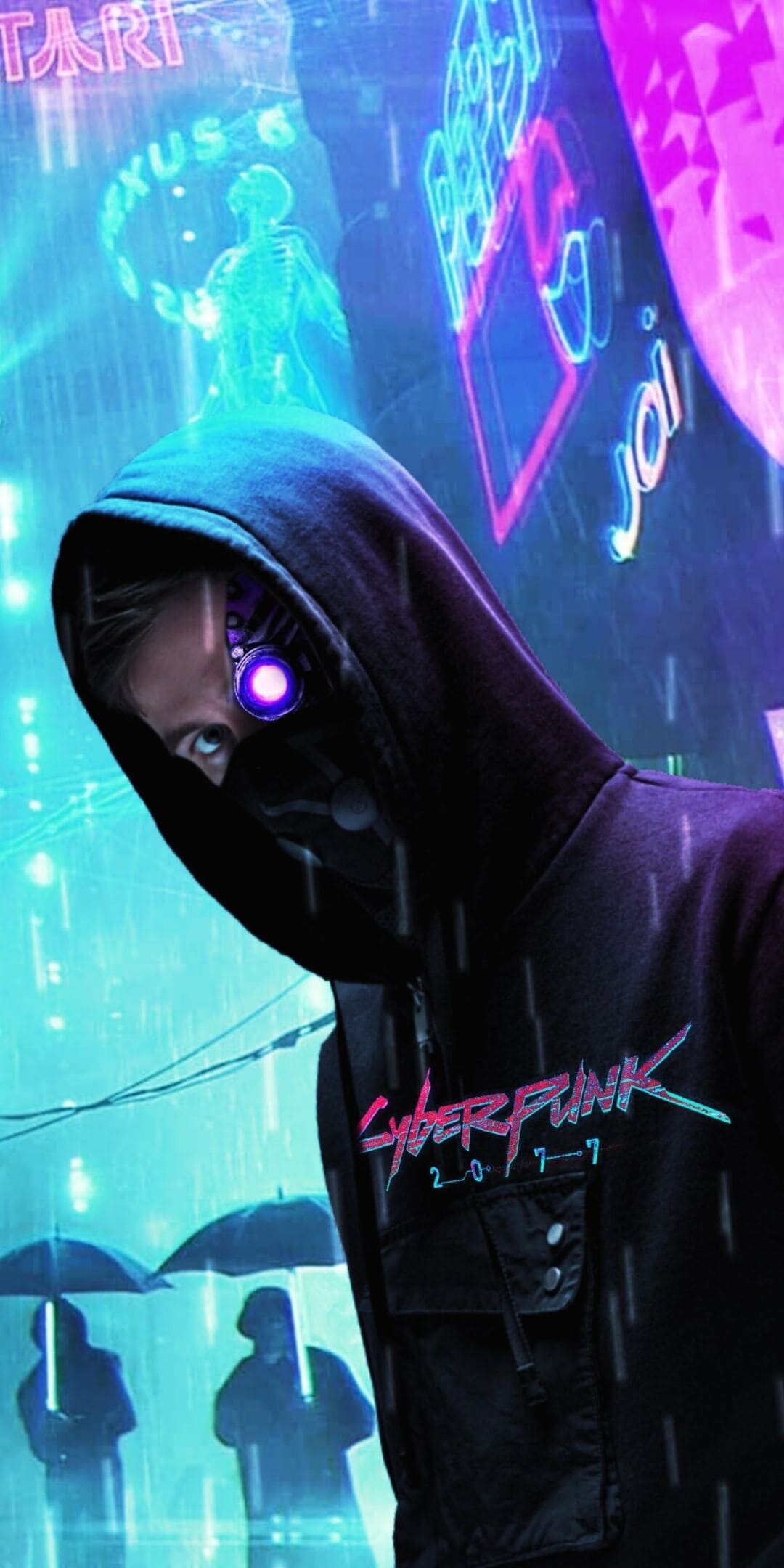 Cyberpunk 2077, Alan Walker Wallpaper, 1080x2160 HD Phone