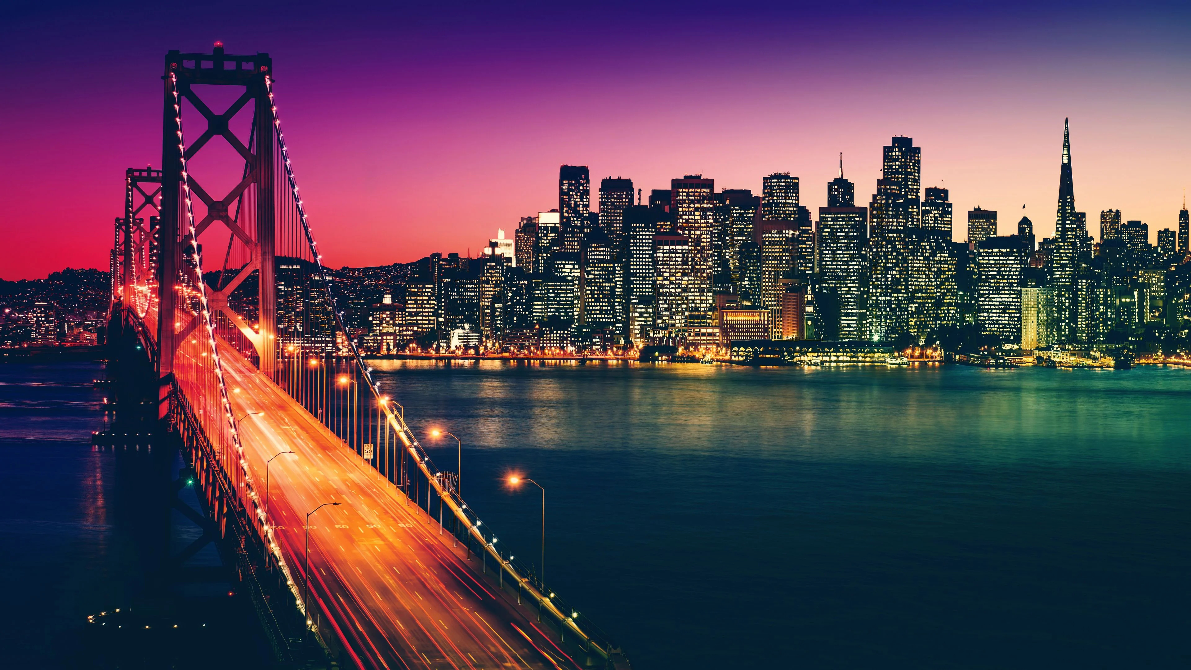 San Francisco Travels, Laptop backgrounds, Golden Gate Bridge, Widescreen desktop, 3840x2160 4K Desktop