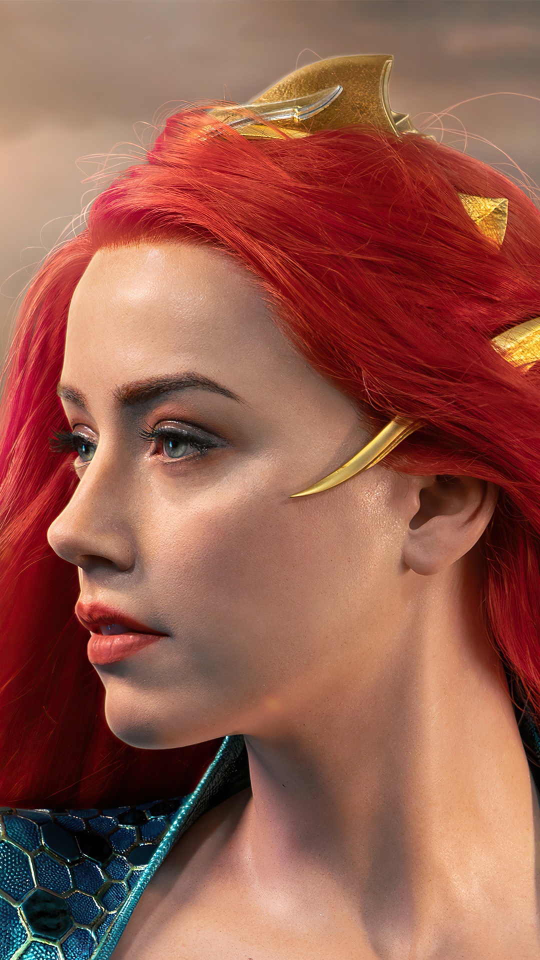 Amber Heard, Mera, Aquaman, Graphics, 1080x1920 Full HD Phone