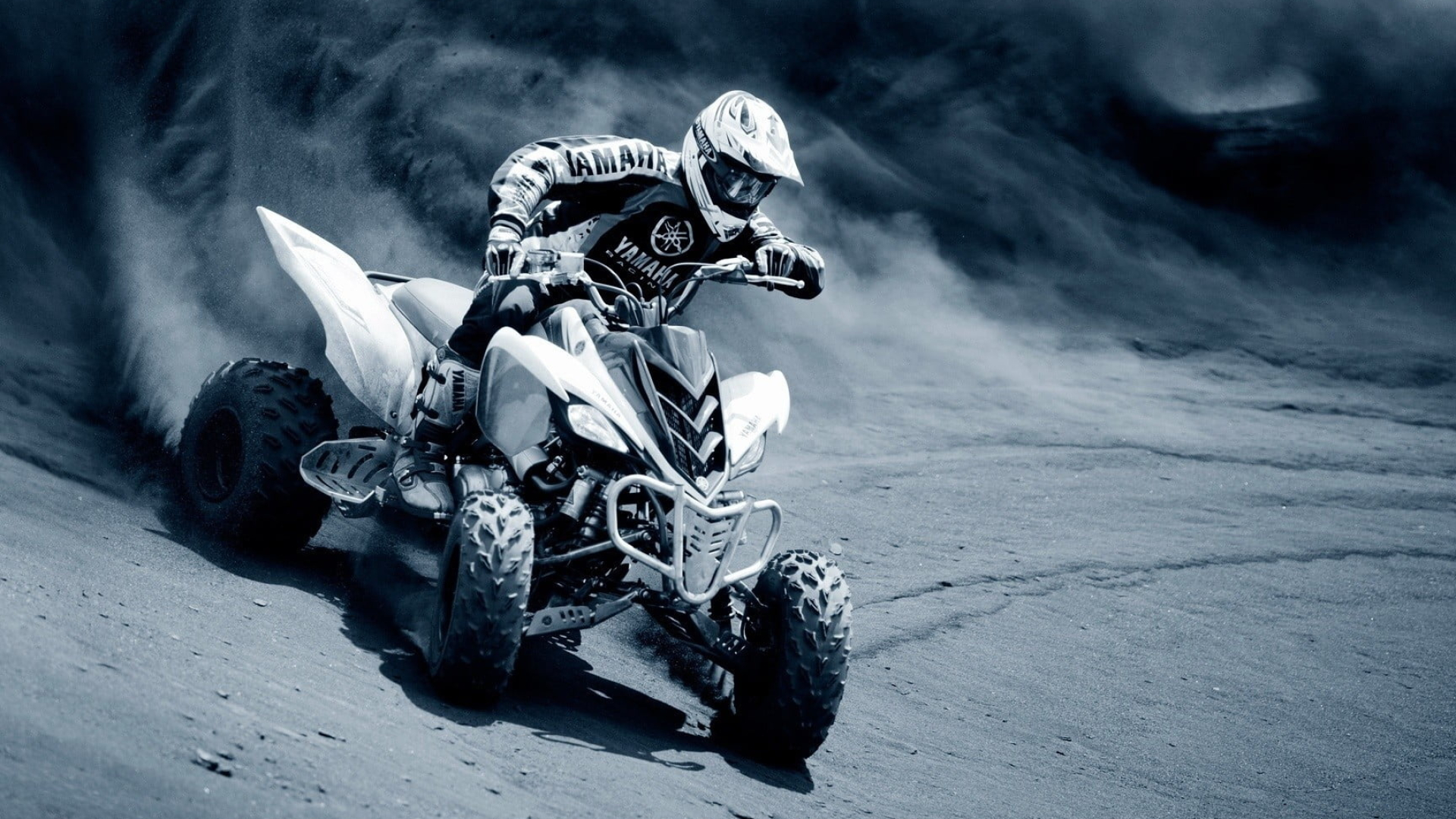 ATV, White sports ATV, Off-road adventure, Ride in style, 1920x1080 Full HD Desktop