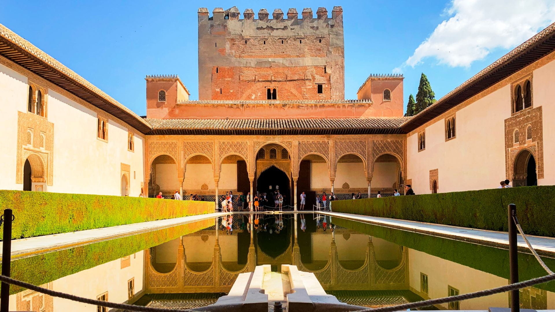 Alhambra, Travels, Spain, Granada, 1920x1080 Full HD Desktop