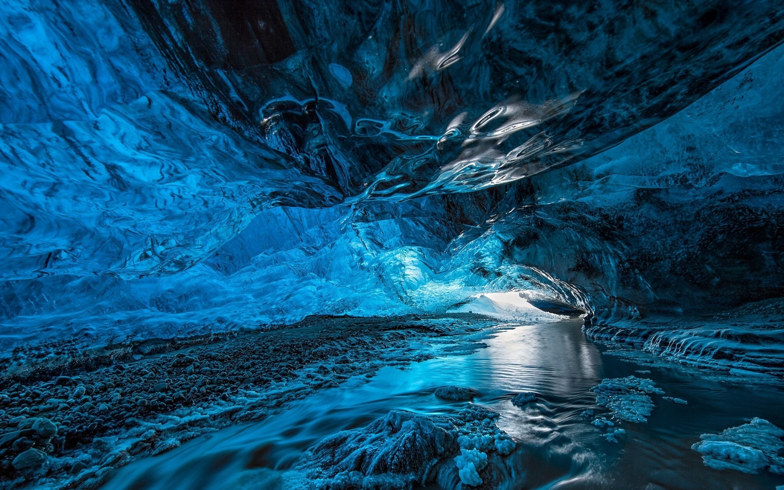 Vatnajokull, Ice Cave Wallpaper, 2560x1600 HD Desktop