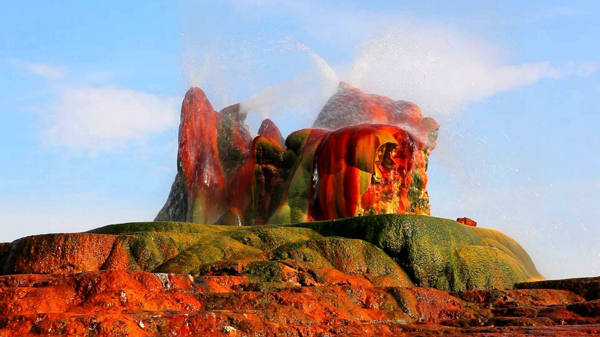 Fly Geyser Nevada, HD wallpaper, Natural phenomenon, Stunning imagery, 1920x1080 Full HD Desktop