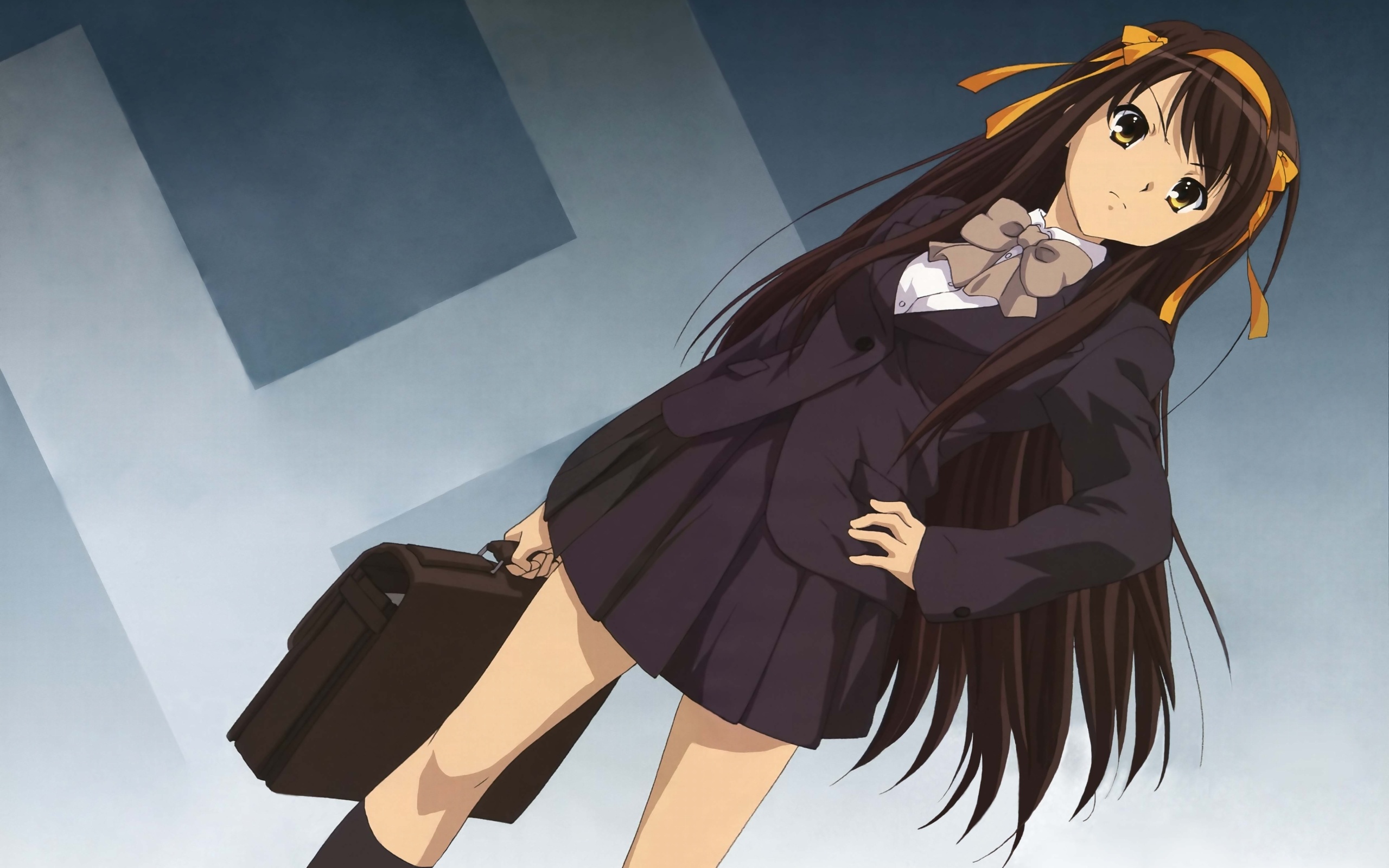 Suzumiya Haruhi no Yuuutsu, Melancholy of Haruhi Suzumiya, HD wallpaper, Zerochan anime image board, 2560x1600 HD Desktop