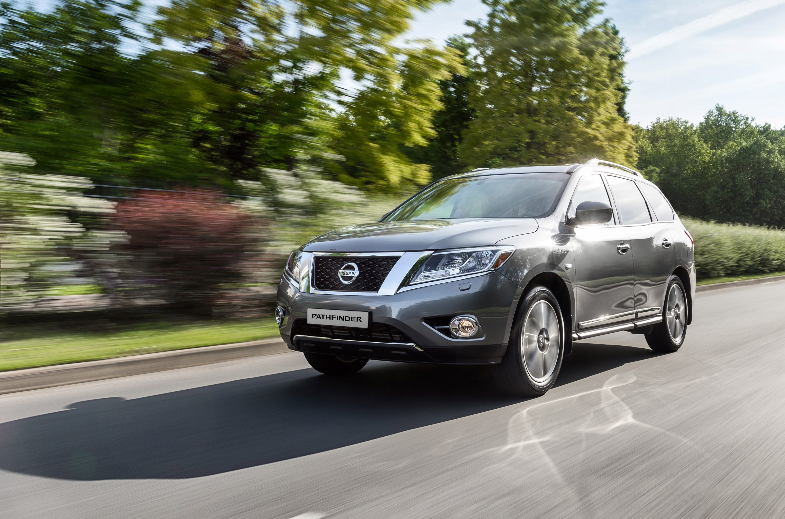 Nissan Pathfinder, 2015 model, HD image, Gray color, 3000x1990 HD Desktop