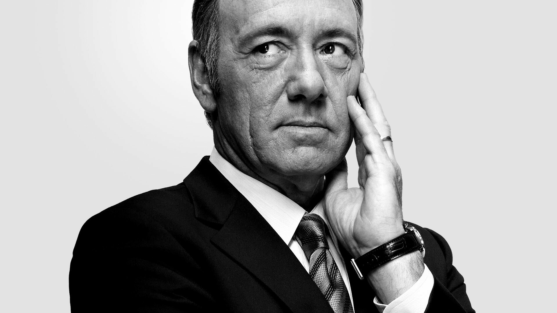 House of Cards, Monochrome wallpaper, Minimalistic design, Captivating visuals, 1920x1080 Full HD Desktop