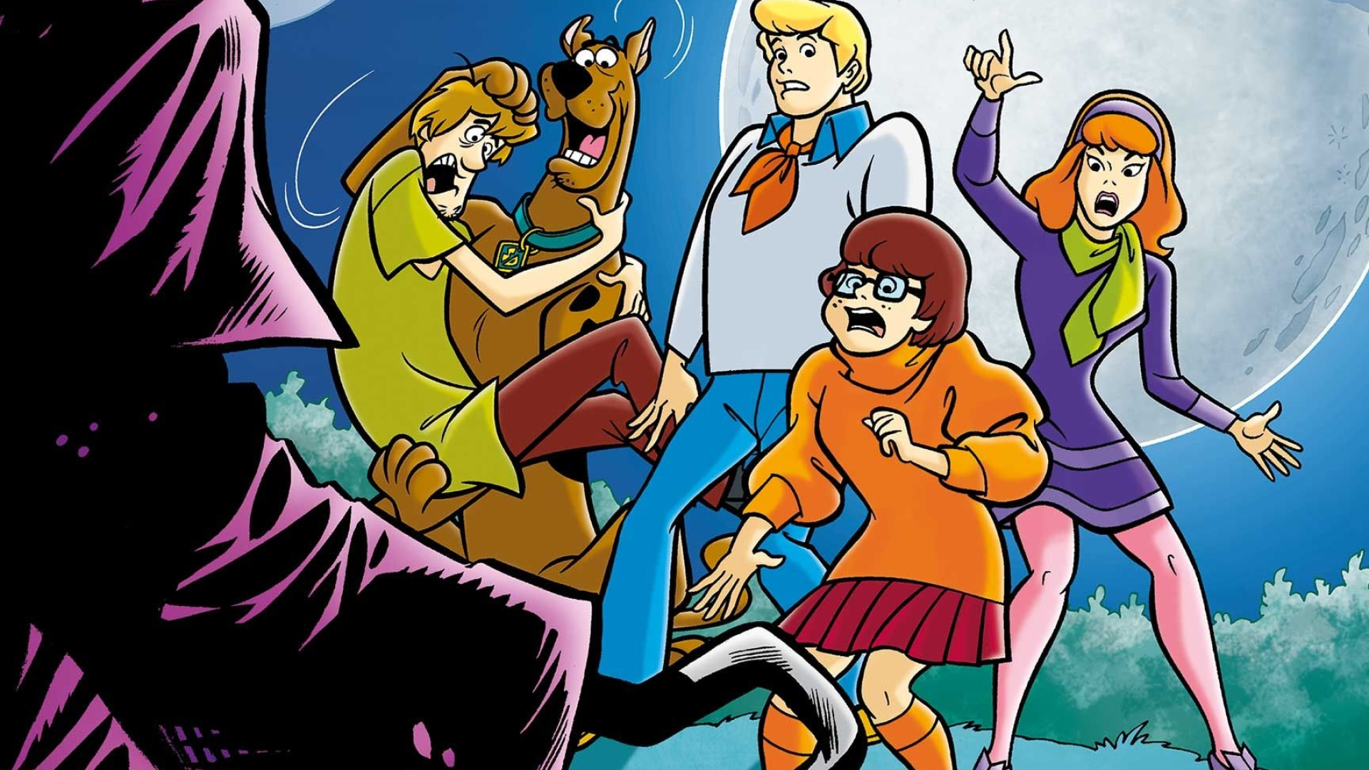 Scooby-Doo, Shaggy Rogers, Velma Dinkley, Fred Jones, Daphne Blake, Full HD Desktop wallpaper