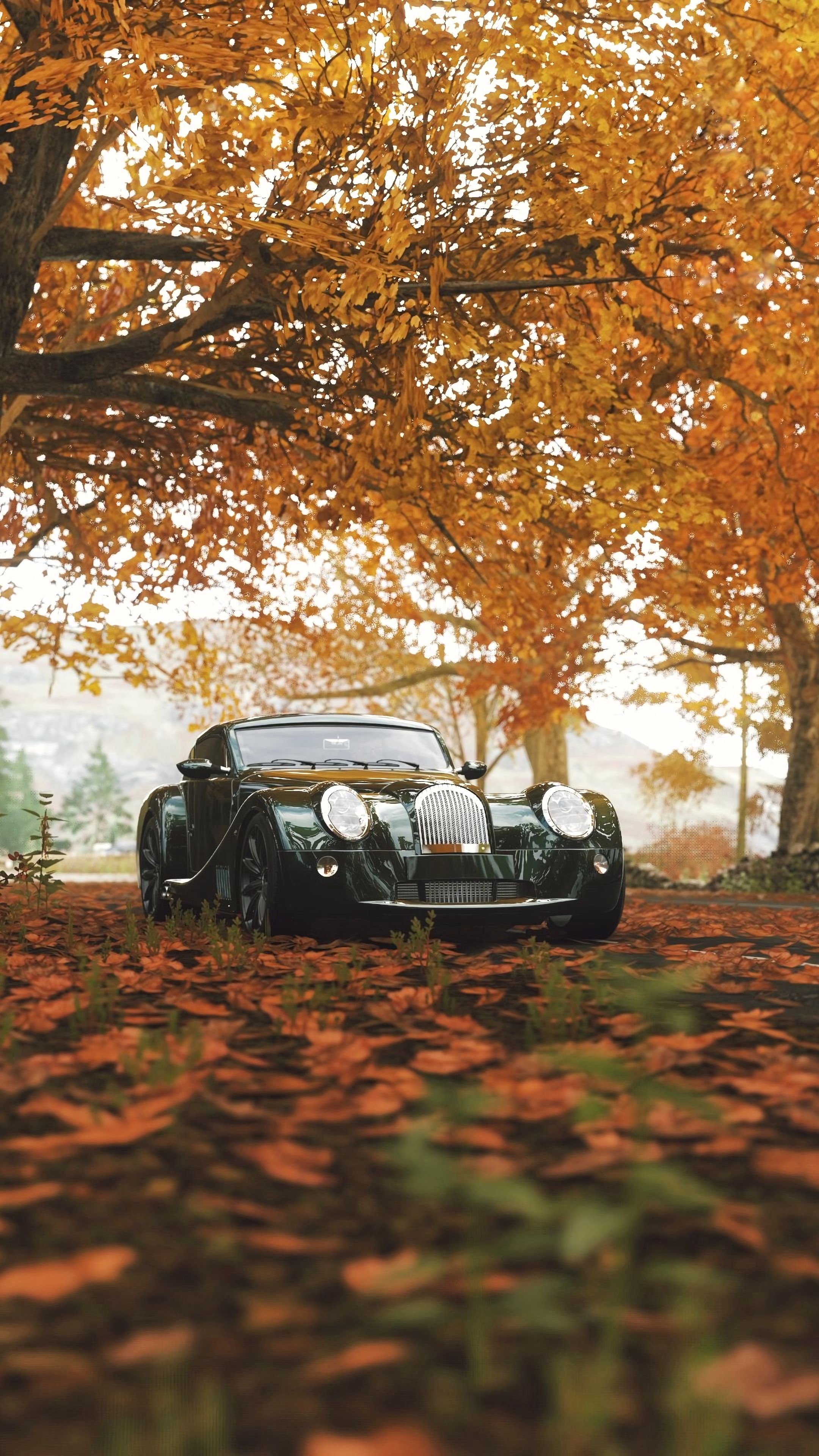 Morgan Plus 8, Vintage Cars Wallpaper, 2160x3840 4K Phone