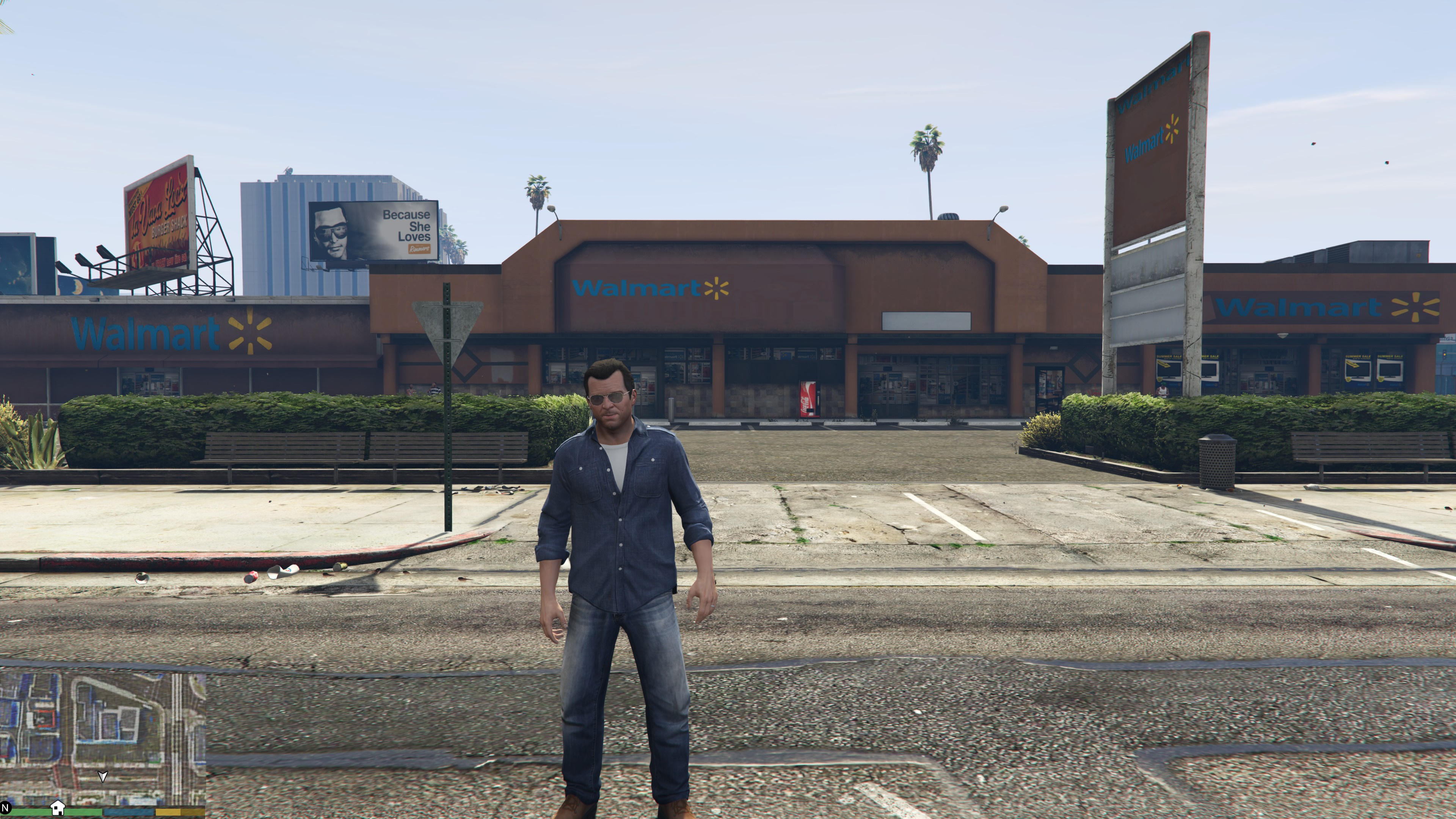 Walmart and Subway, Los Santos, In-game collaboration, Retail giants, 3840x2160 4K Desktop